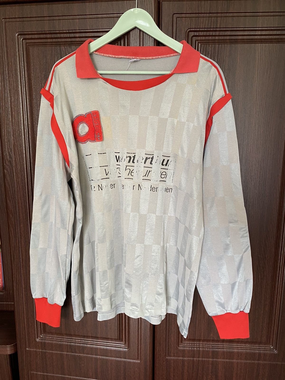 Adidas Vintage Adidas Winterthur Goalkeeper #1 1980s Soccer Jersey Size US XL / EU 56 / 4 - 5 Thumbnail