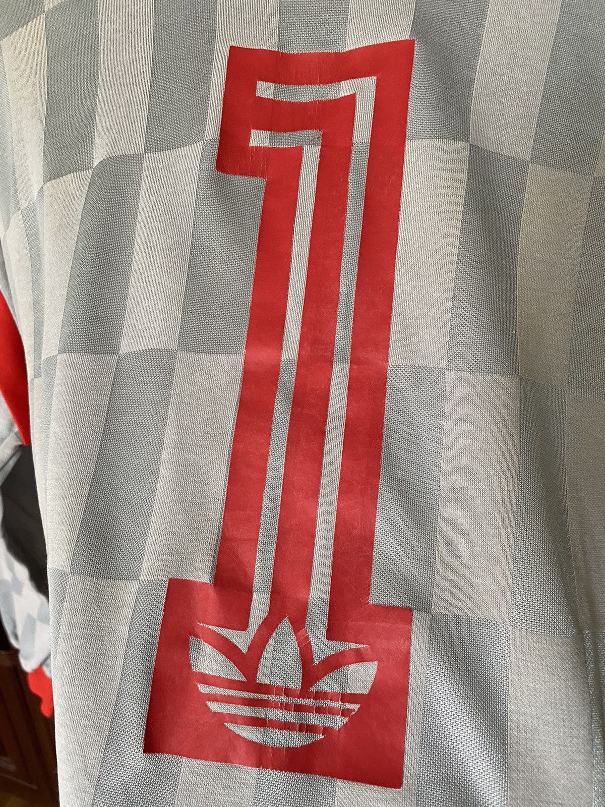 Adidas Vintage Adidas Winterthur Goalkeeper #1 1980s Soccer Jersey Size US XL / EU 56 / 4 - 2 Thumbnail