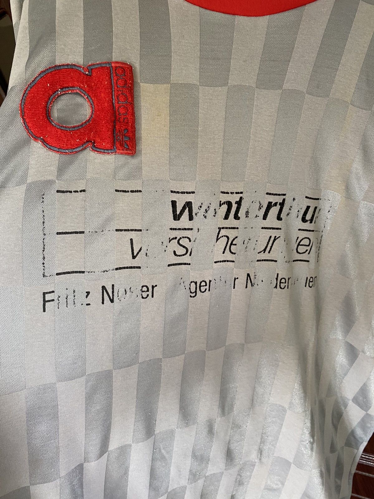 Adidas Vintage Adidas Winterthur Goalkeeper #1 1980s Soccer Jersey Size US XL / EU 56 / 4 - 8 Thumbnail