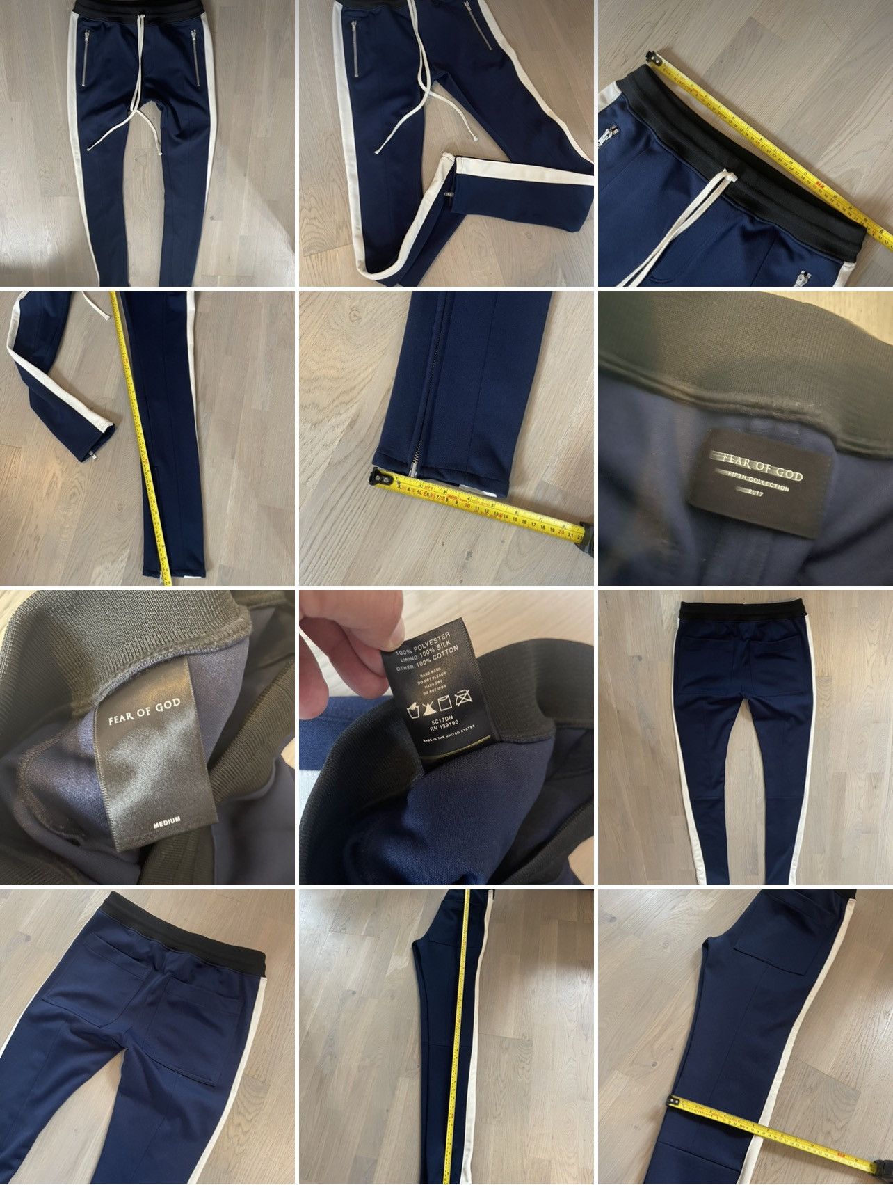 Fear of God FEAR OF GOD men joggers track pants sizes in photos by tape Size US 30 / EU 46 - 12 Thumbnail