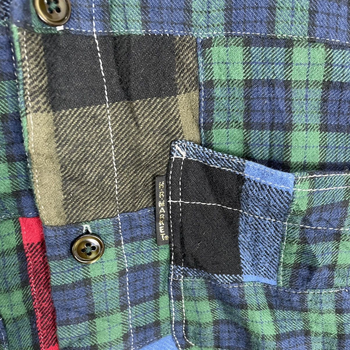 Blue Blue Japan ❄️HR MARKET BLUE BLUE PATCHWORK BUTTON UP SHIRT Size US S / EU 44-46 / 1 - 5 Thumbnail