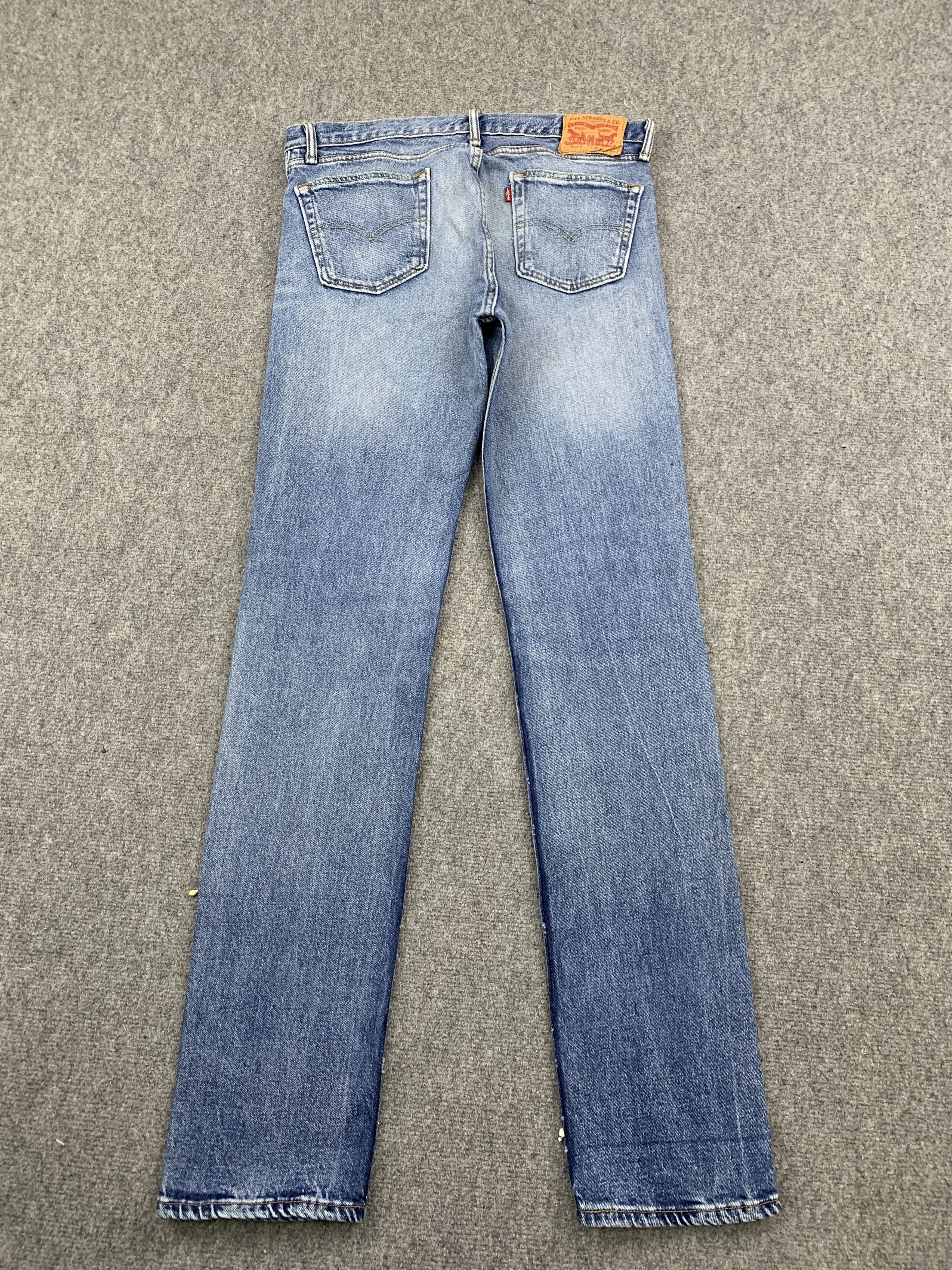 Levi's × Vintage Vintage Ripped Levis 511 Light Wash Jeans Size US 34 / EU 50 - 3 Thumbnail