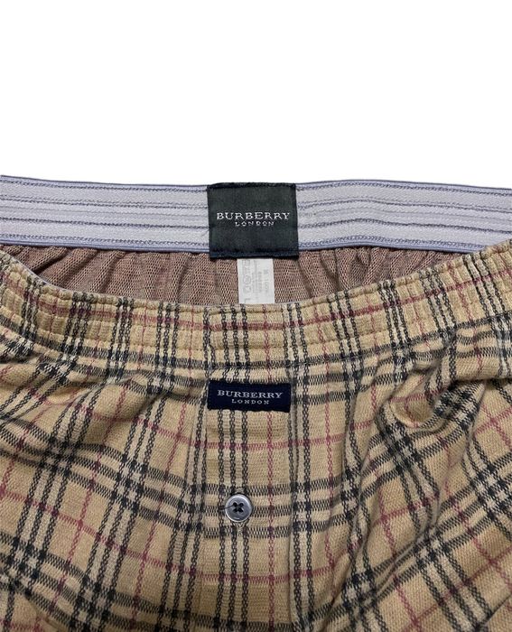 Vintage Burberry Boxer Shorts Nova Check Underwear Under Pants