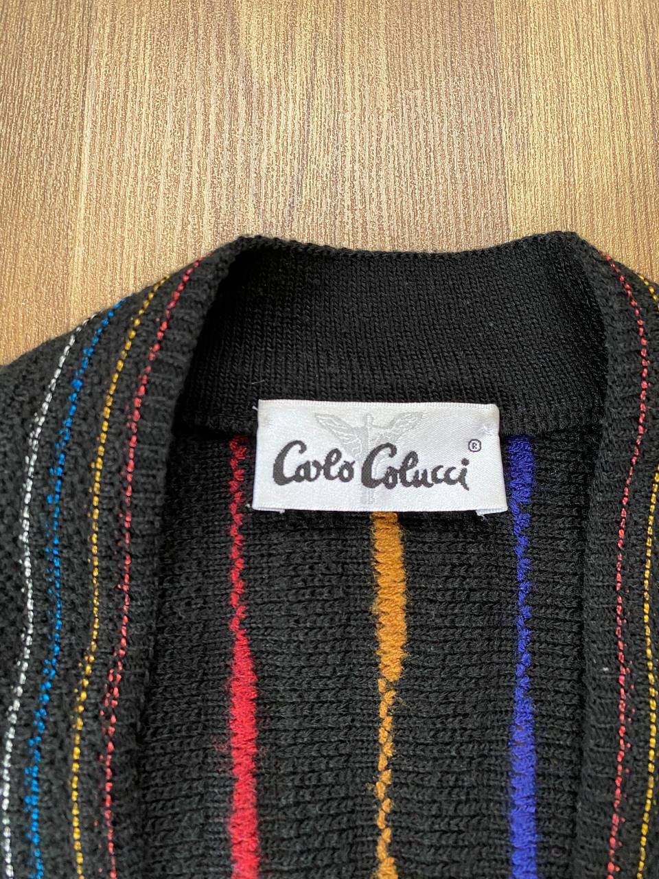 Vintage Carlo Colucci Cardigan Sweater Coogi Style Missioni