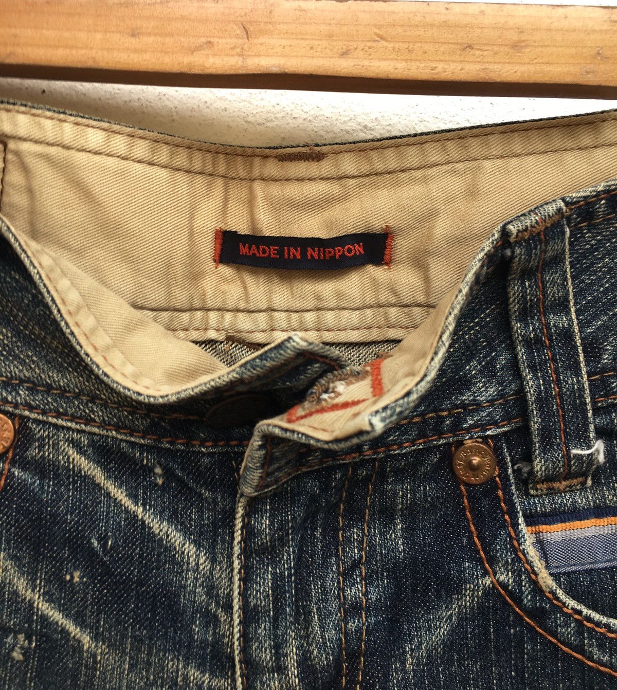 Japanese Brand Vintage INTY Basic Made in Japan Jeans Size US 30 / EU 46 - 7 Thumbnail