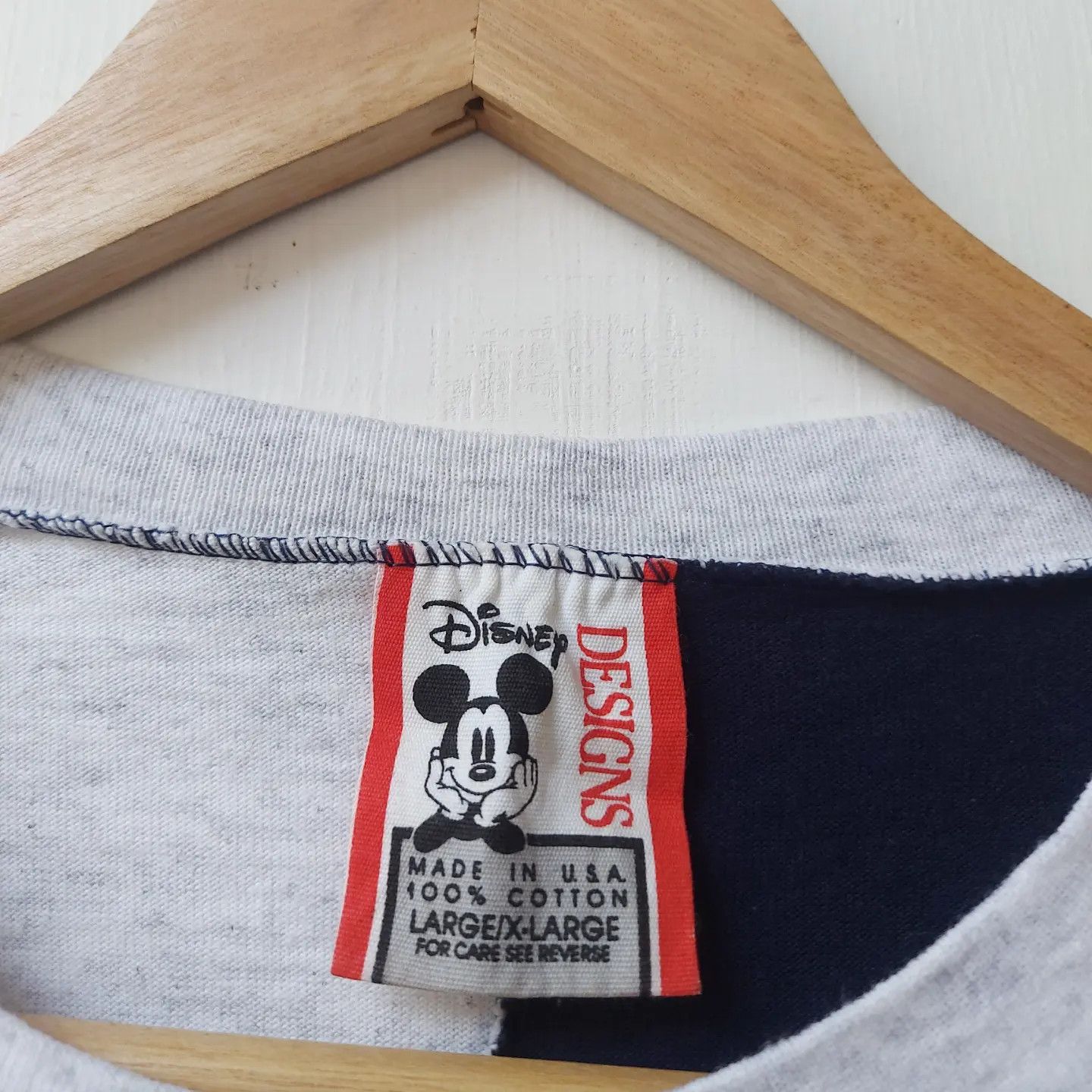 Disney × Mickey Mouse Vintage 90s Disney Design Mickey Mouse Home Run Size US XL / EU 56 / 4 - 3 Thumbnail