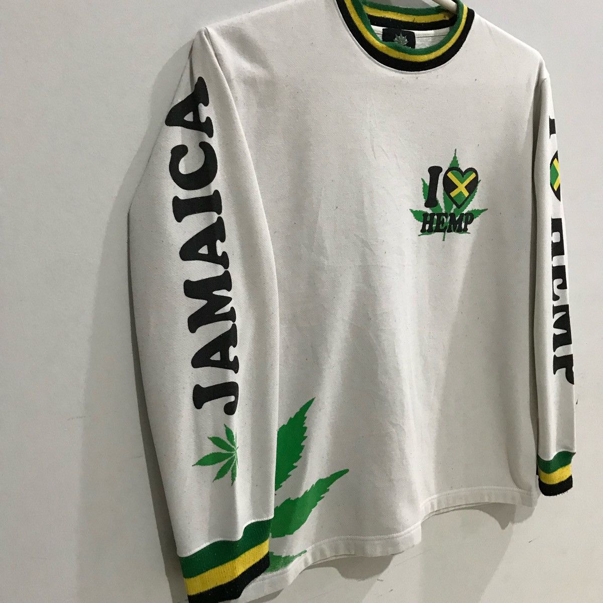 Japanese Brand × Vintage Jamaica Rasta Spirits Sweatshirts Size L Size US L / EU 52-54 / 3 - 7 Thumbnail