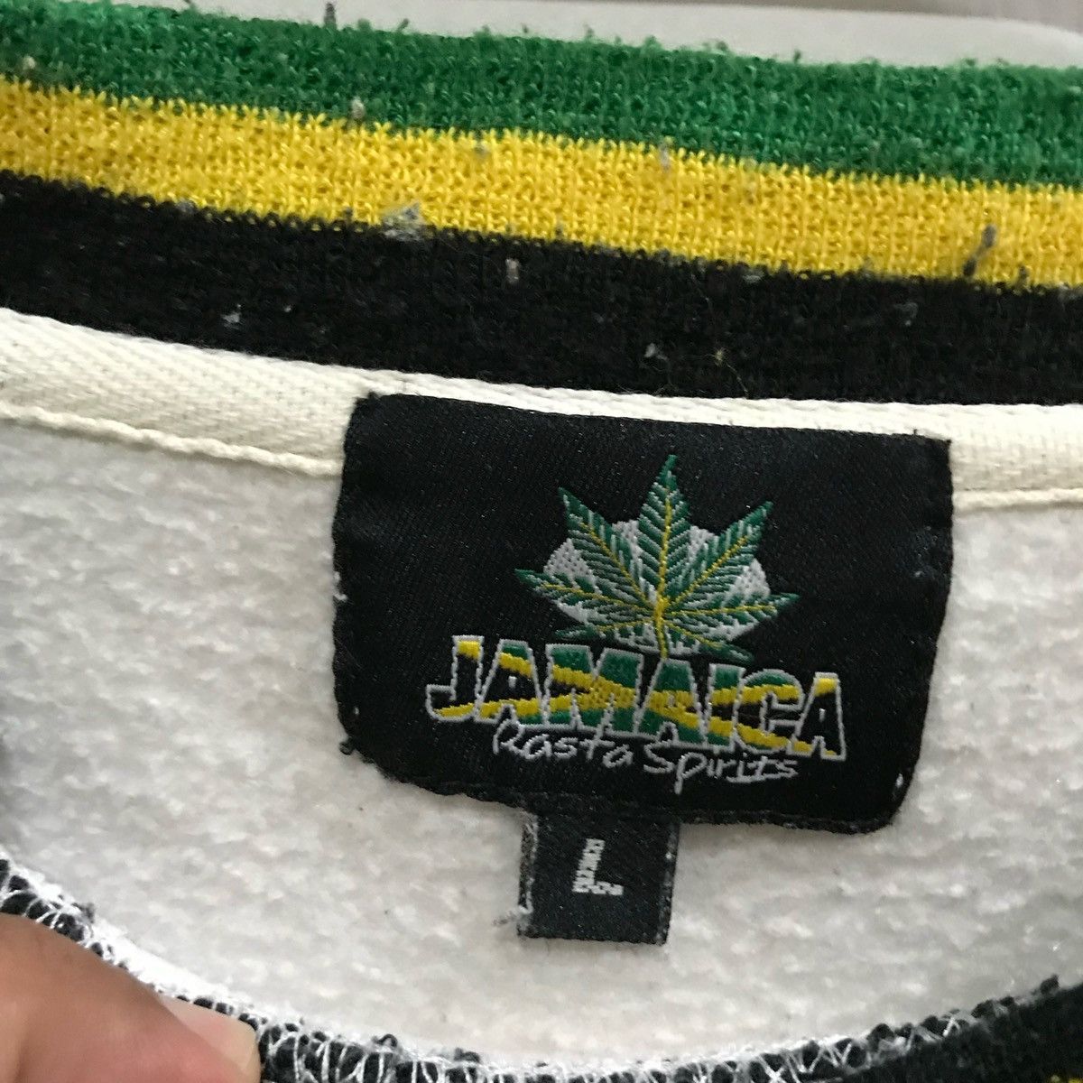 Japanese Brand × Vintage Jamaica Rasta Spirits Sweatshirts Size L Size US L / EU 52-54 / 3 - 3 Thumbnail