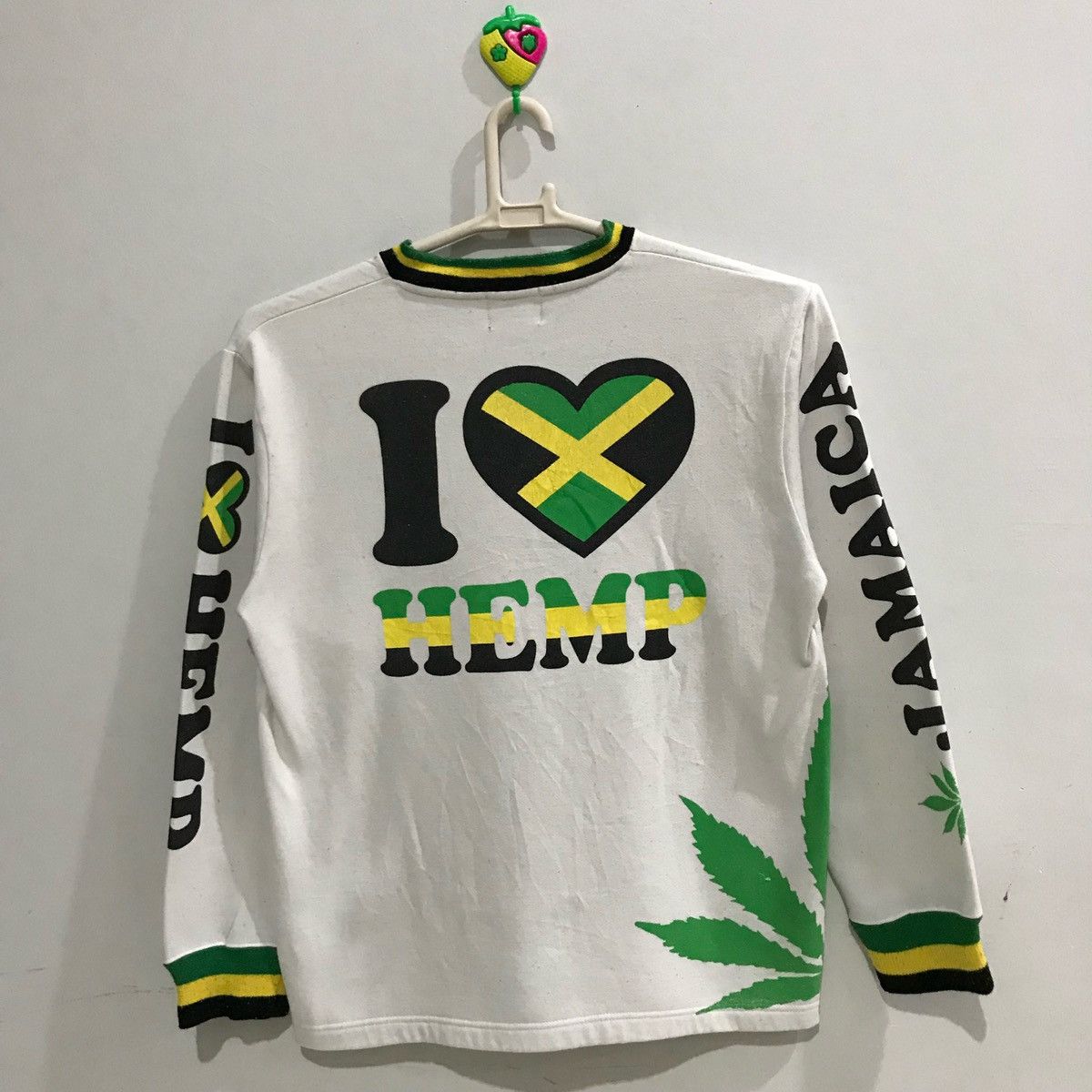 Japanese Brand × Vintage Jamaica Rasta Spirits Sweatshirts Size L Size US L / EU 52-54 / 3 - 8 Thumbnail