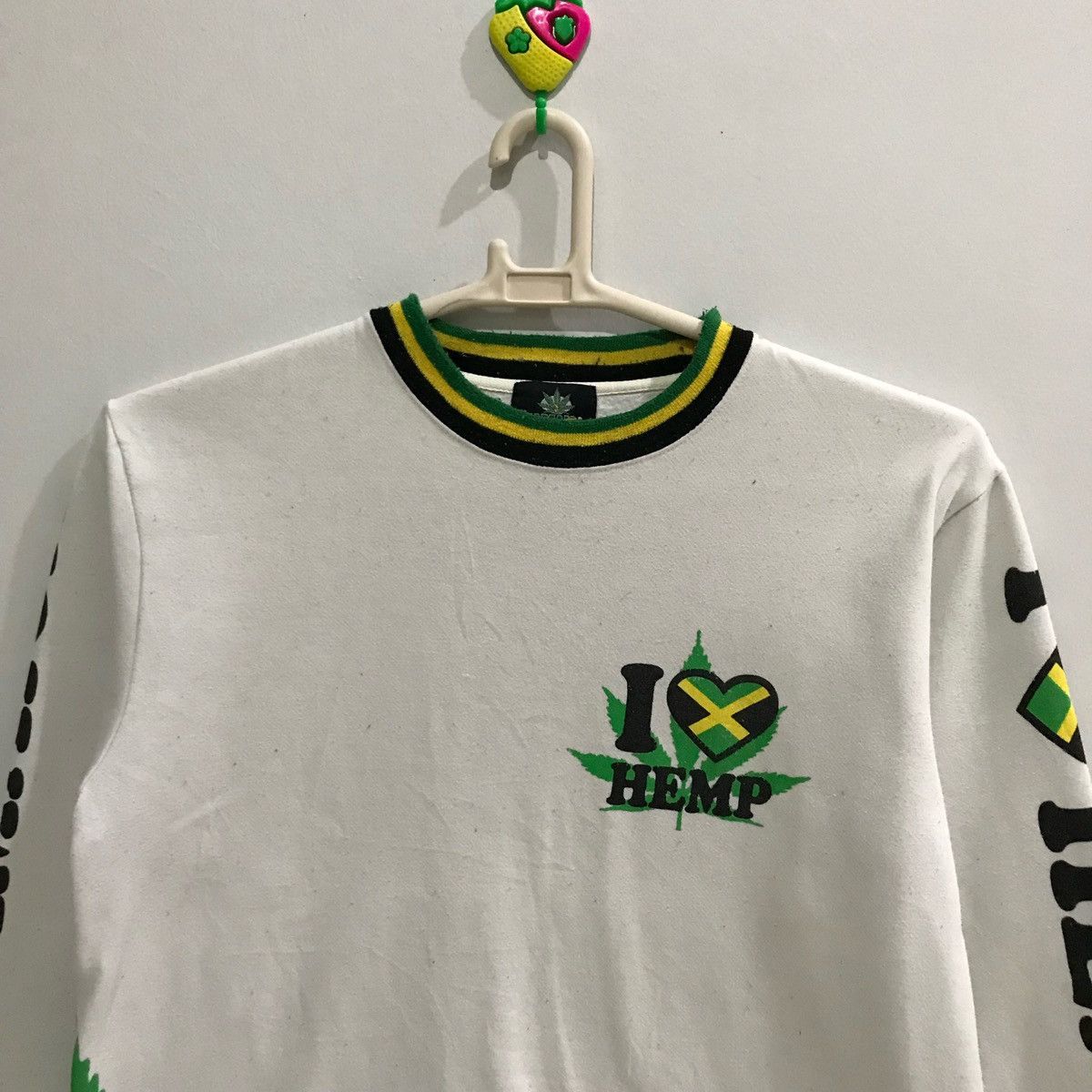 Japanese Brand × Vintage Jamaica Rasta Spirits Sweatshirts Size L Size US L / EU 52-54 / 3 - 2 Thumbnail