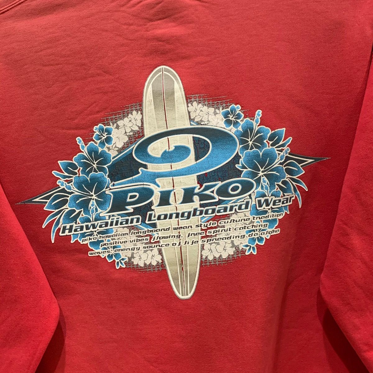 Japanese Brand × Vintage PIKO HAWAIIAN LONGBOARD WEAR Sweatshirts Size L Size US L / EU 52-54 / 3 - 2 Thumbnail
