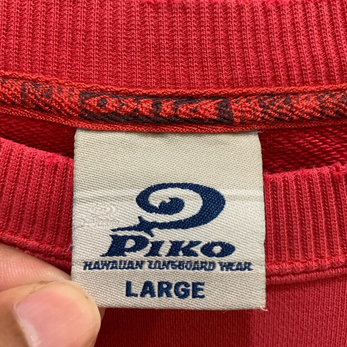 Japanese Brand × Vintage PIKO HAWAIIAN LONGBOARD WEAR Sweatshirts Size L Size US L / EU 52-54 / 3 - 7 Thumbnail