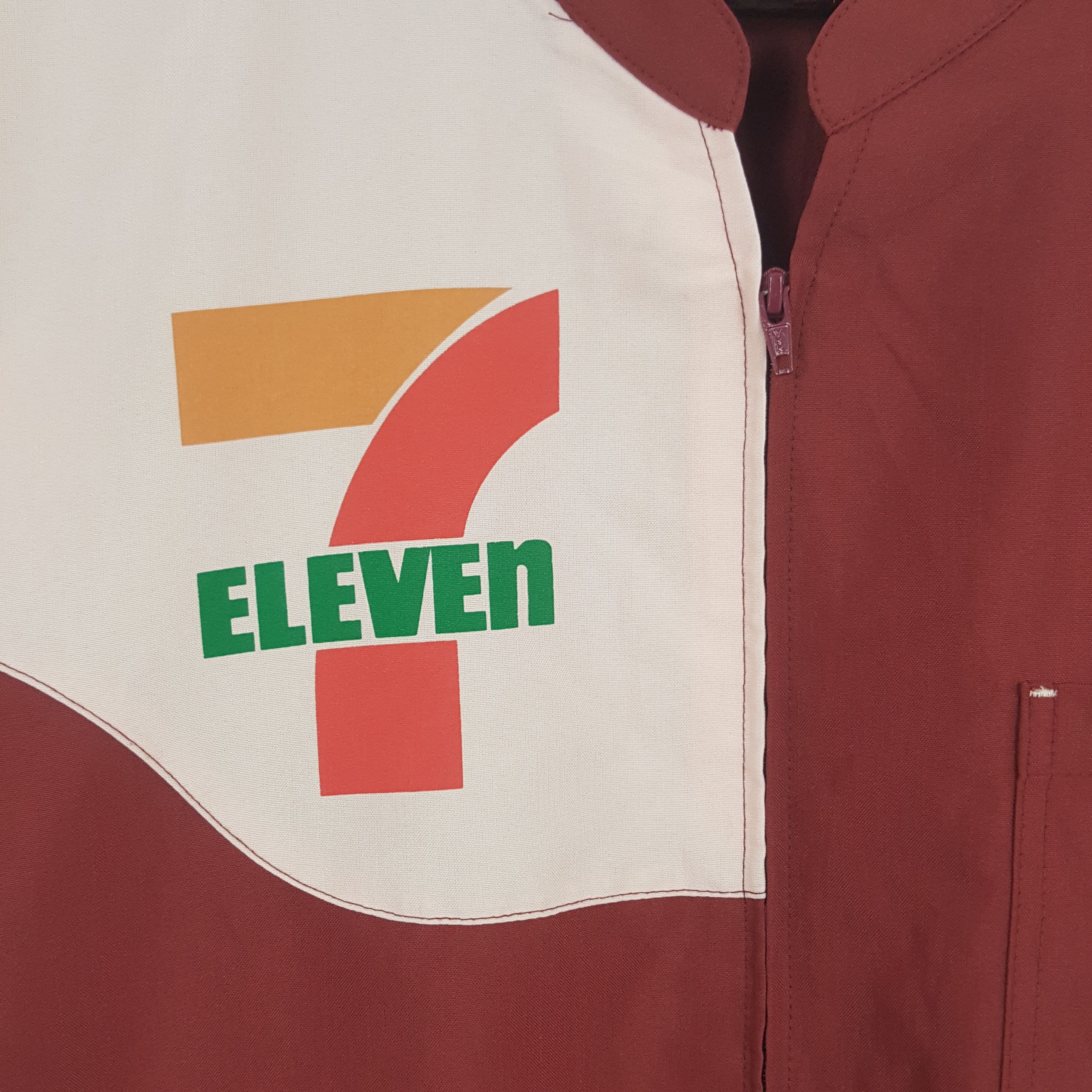 Other Vintage 7 Eleven Work Uniform Zipper Jacket Size US L / EU 52-54 / 3 - 2 Thumbnail