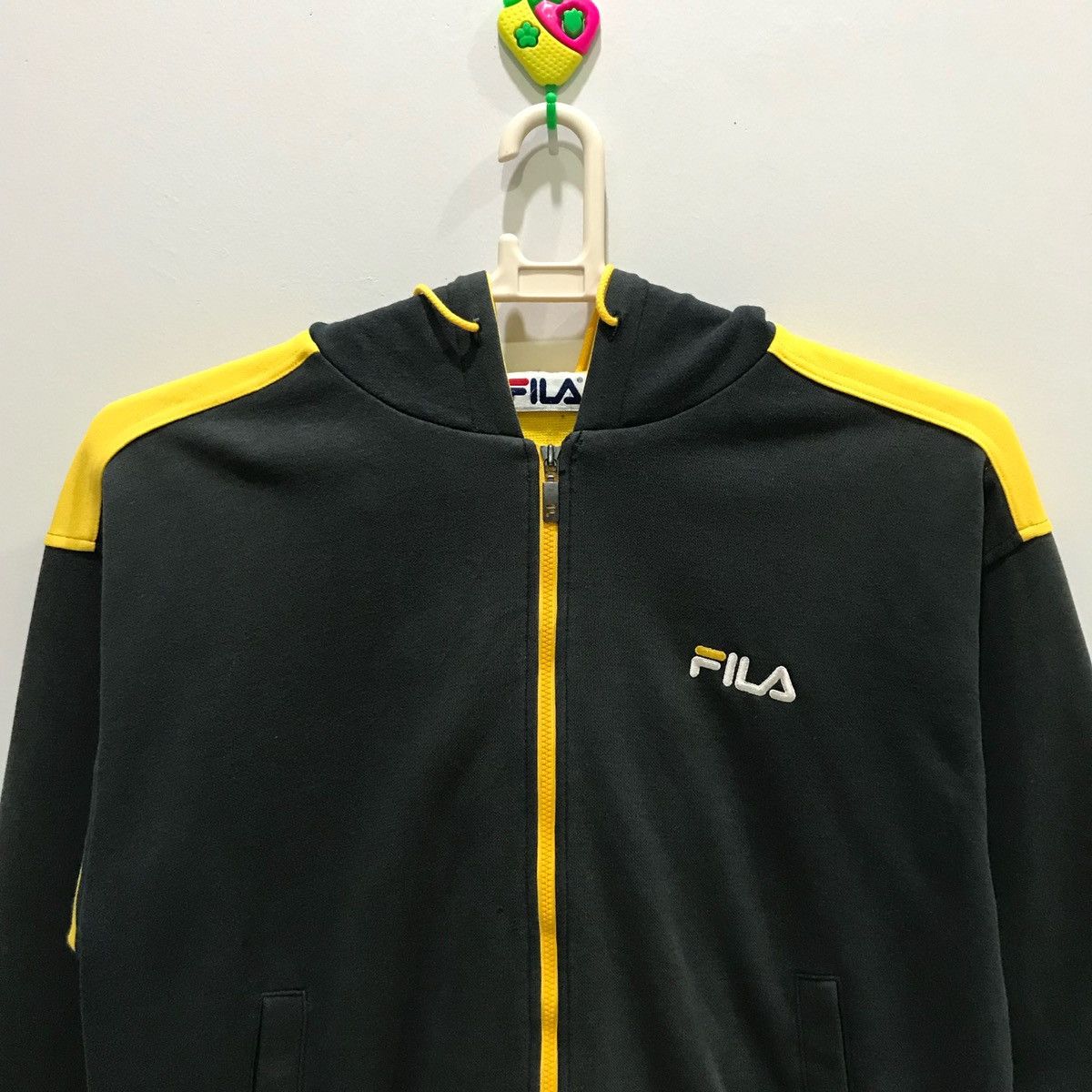 Fila × Japanese Brand × Vintage FILA Hoodie Small Spell out Size L Size US L / EU 52-54 / 3 - 4 Thumbnail