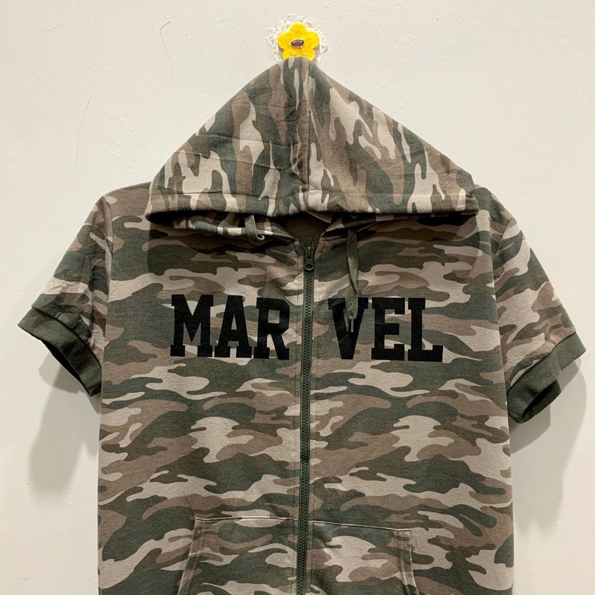 Japanese Brand × Marvel Comics × Vintage MARVEL Hoodie/Sleeveless Camo Size M Fit L Size US L / EU 52-54 / 3 - 2 Thumbnail