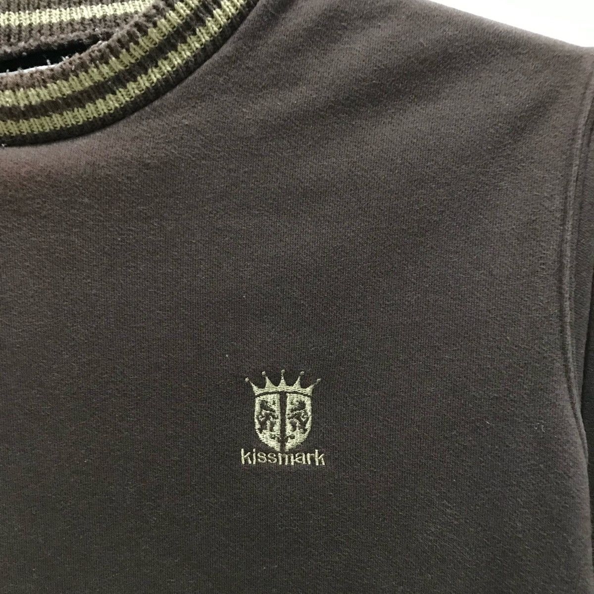 Japanese Brand × Vintage KISSMARK Sweatshirts Small Logo Size M Size US M / EU 48-50 / 2 - 4 Thumbnail