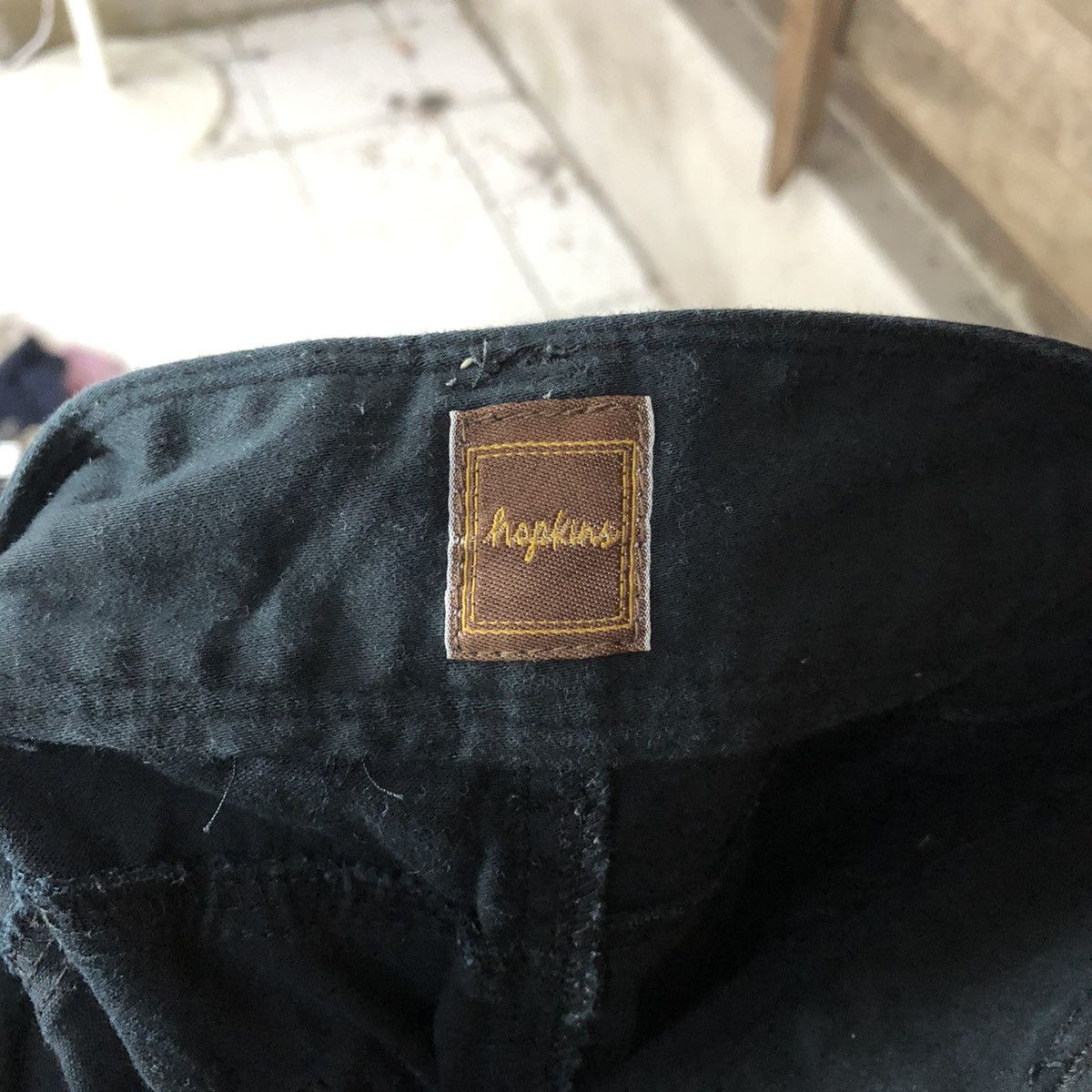 Japanese Brand Hop Kins Black streetwear multi pocket Cargo Pants #4481 Size US 33 - 16 Thumbnail