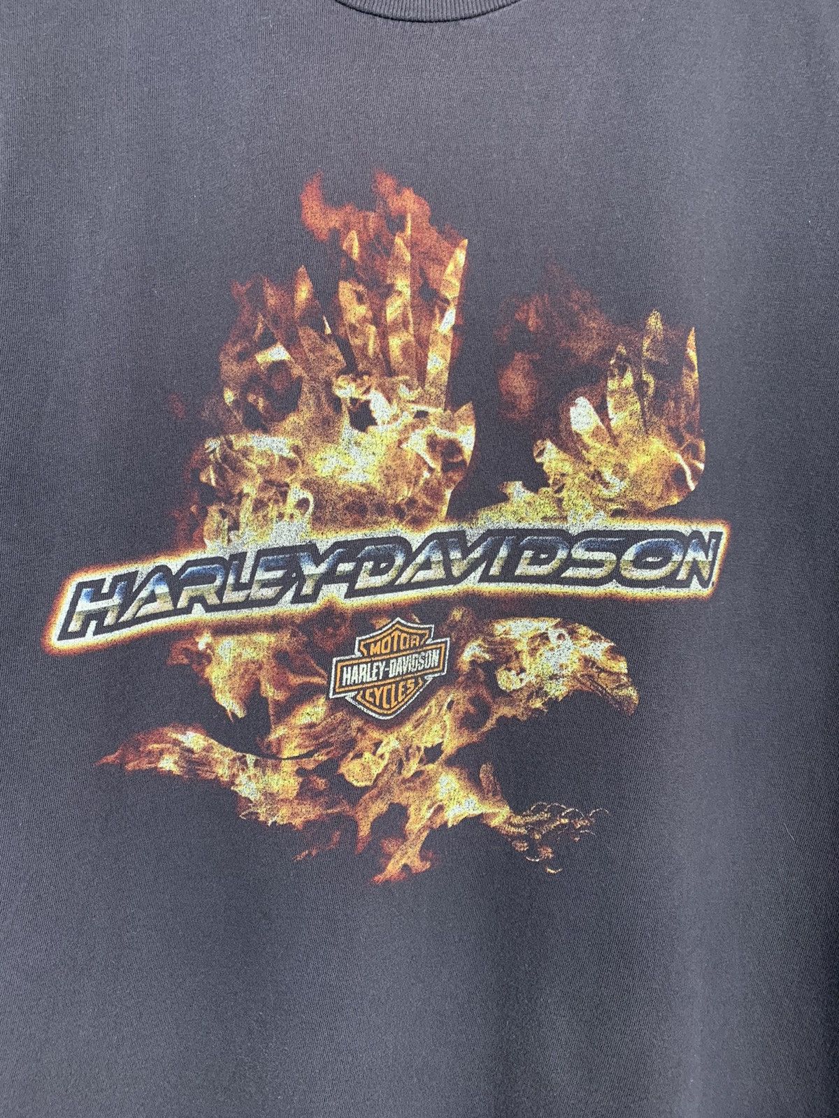 Harley Davidson Harley Davidson Somerset England t-shirts 2005 fire print Size US L / EU 52-54 / 3 - 4 Thumbnail