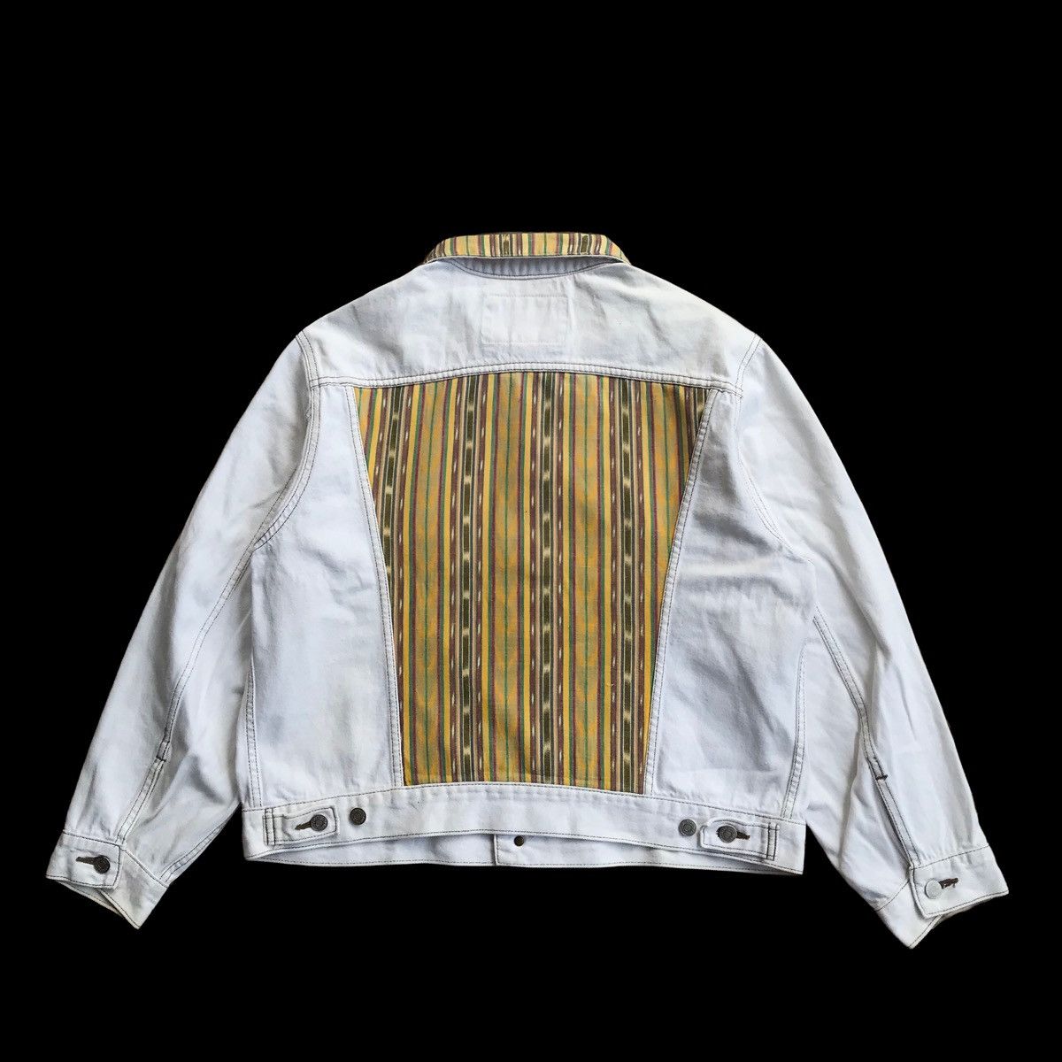 Japanese Brand × Sugar Cane Vtg Cane's Western Navajo Trucker Denim Jacket Size US M / EU 48-50 / 2 - 4 Thumbnail