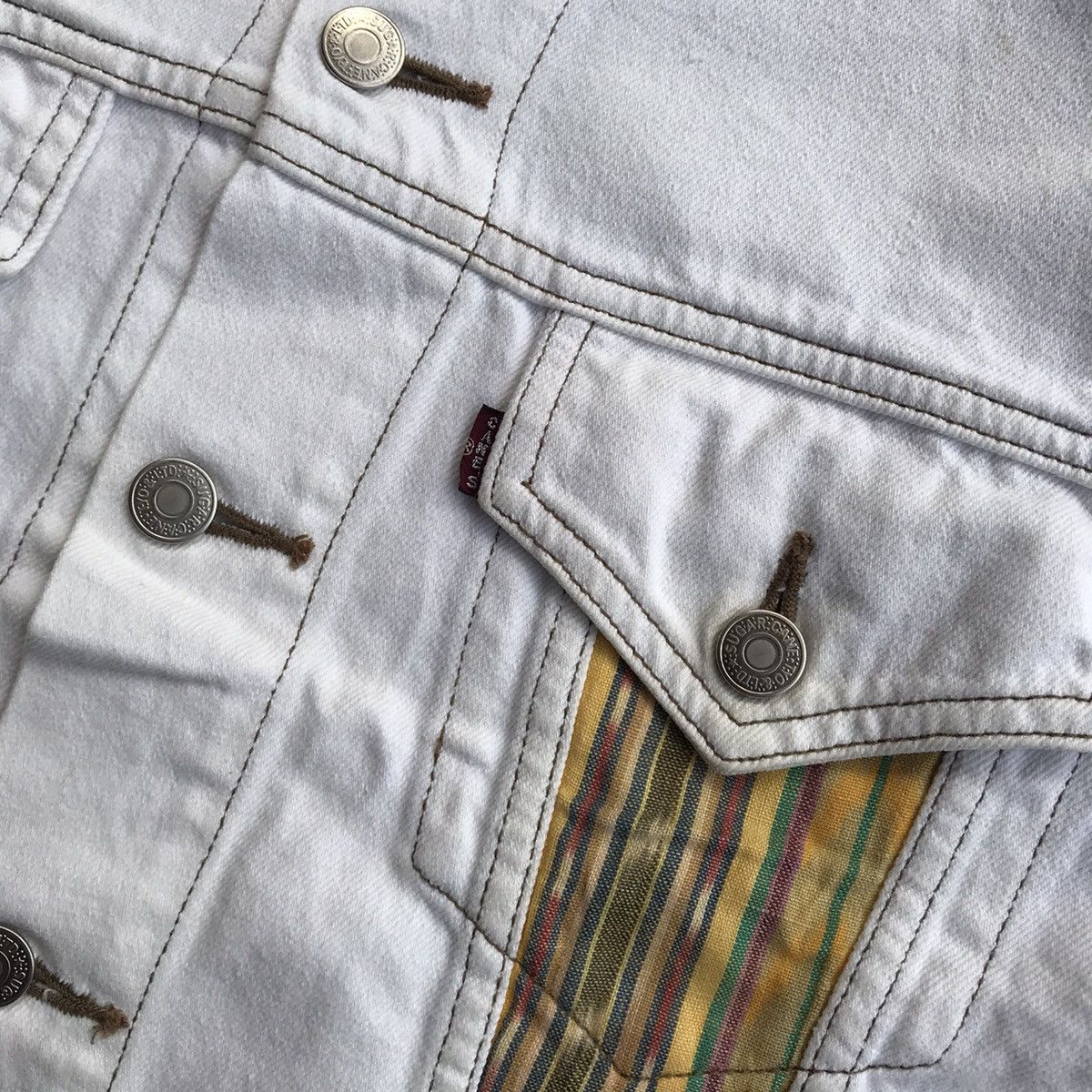 Japanese Brand × Sugar Cane Vtg Cane's Western Navajo Trucker Denim Jacket Size US M / EU 48-50 / 2 - 7 Thumbnail