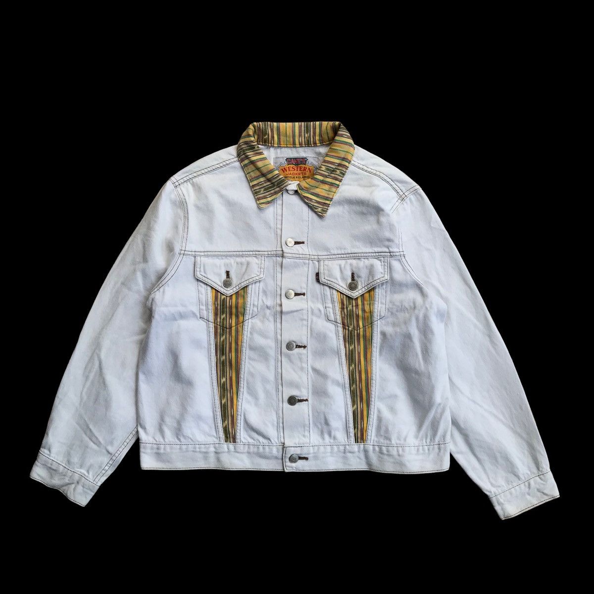 Japanese Brand × Sugar Cane Vtg Cane's Western Navajo Trucker Denim Jacket Size US M / EU 48-50 / 2 - 1 Thumbnail