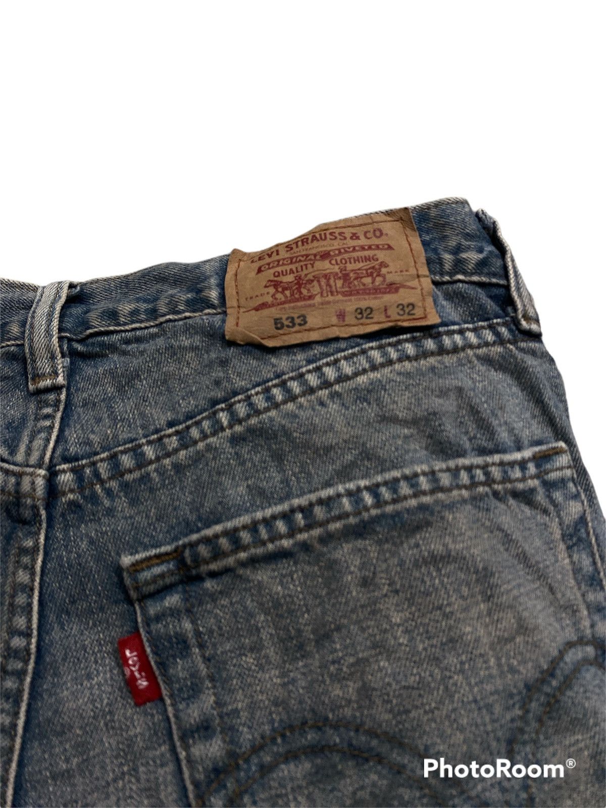 Levi's × Vintage Baggy Jeans Vintage Levis 533 Mud Rusty Distressed Denim Size US 32 / EU 48 - 4 Thumbnail