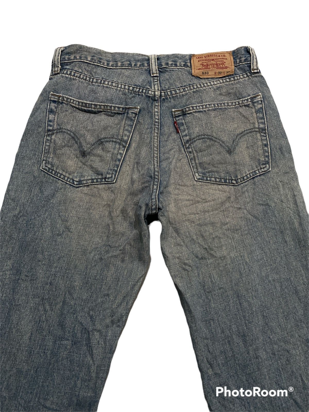 Levi's × Vintage Baggy Jeans Vintage Levis 533 Mud Rusty Distressed Denim Size US 32 / EU 48 - 3 Thumbnail