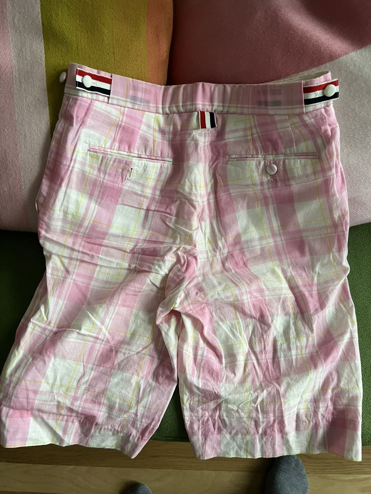 Thom Browne Thom Browne pink plaid sz 1 shorts Size US 28 / EU 44 - 2 Thumbnail