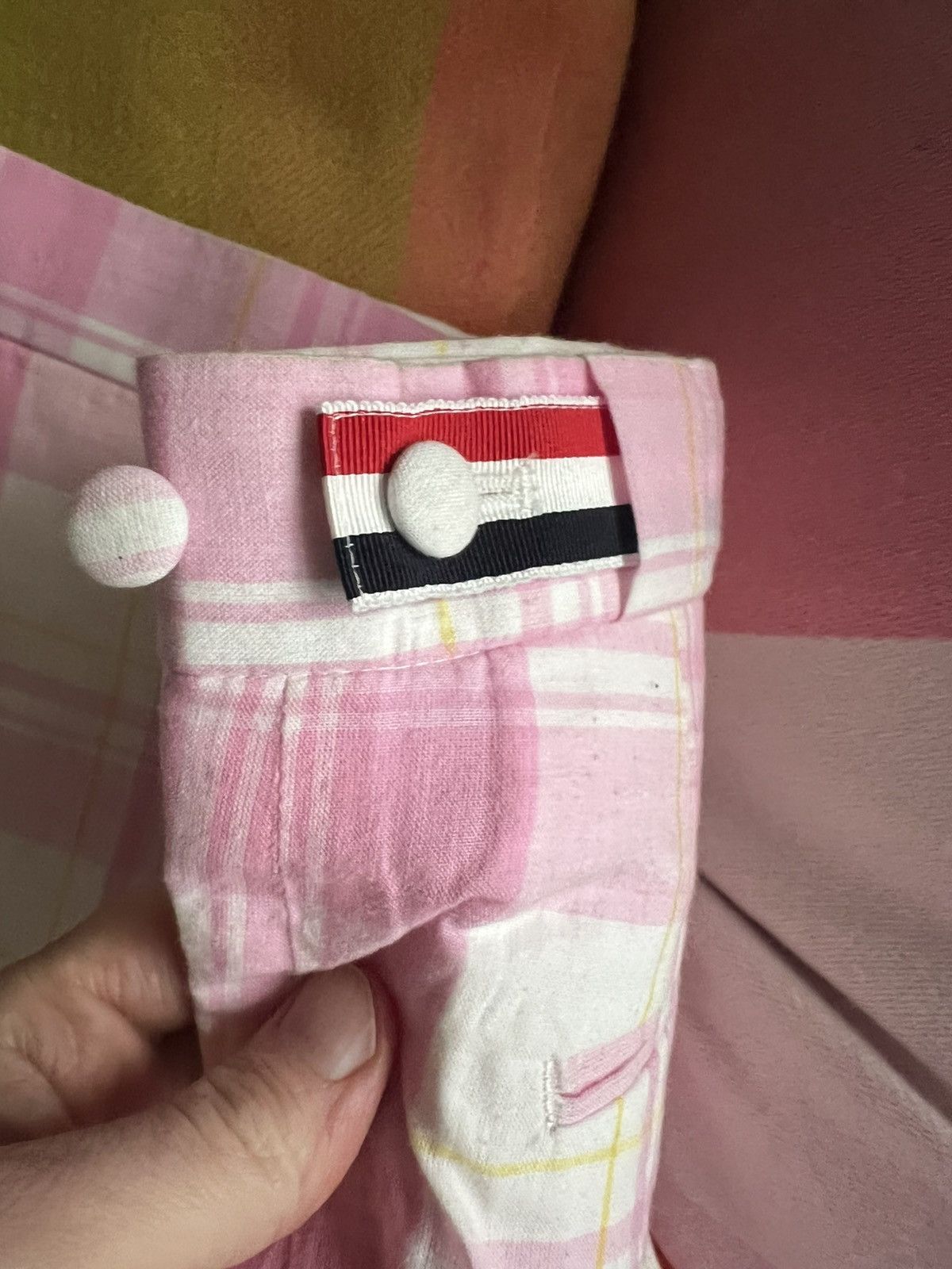 Thom Browne Thom Browne pink plaid sz 1 shorts Size US 28 / EU 44 - 6 Thumbnail