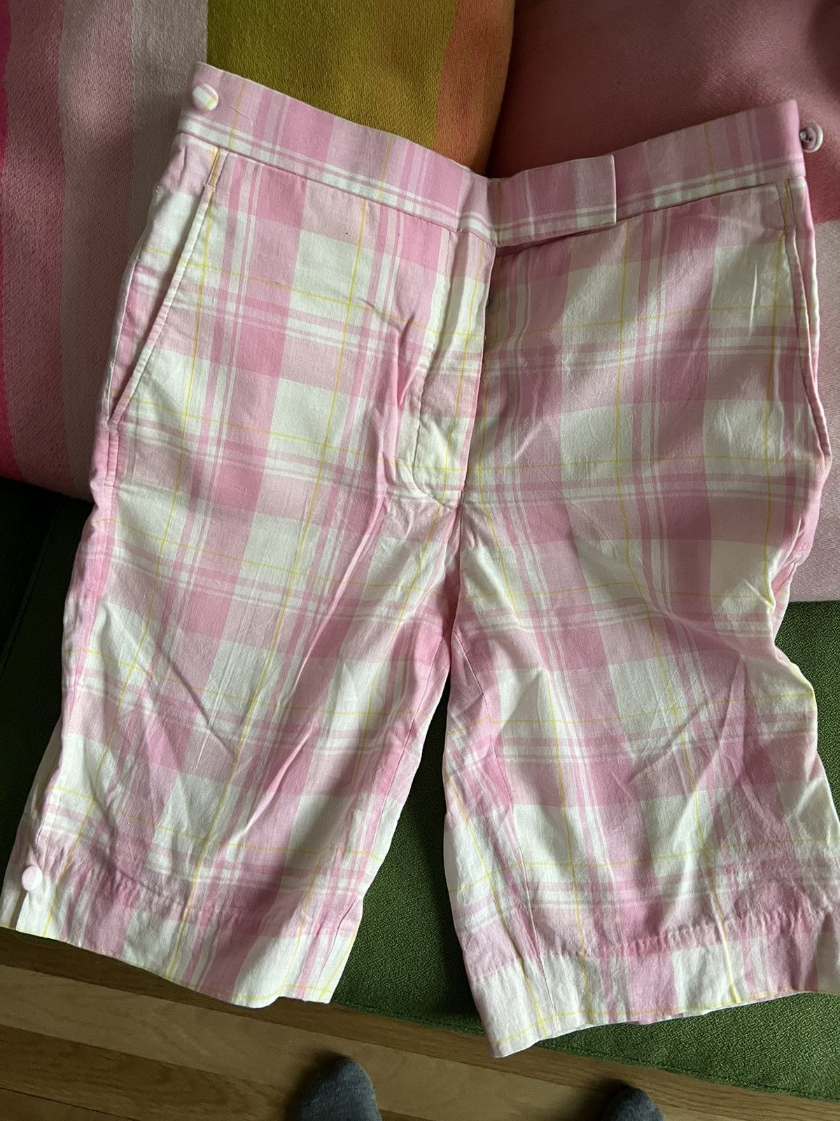 Thom Browne Thom Browne pink plaid sz 1 shorts Size US 28 / EU 44 - 1 Thumbnail