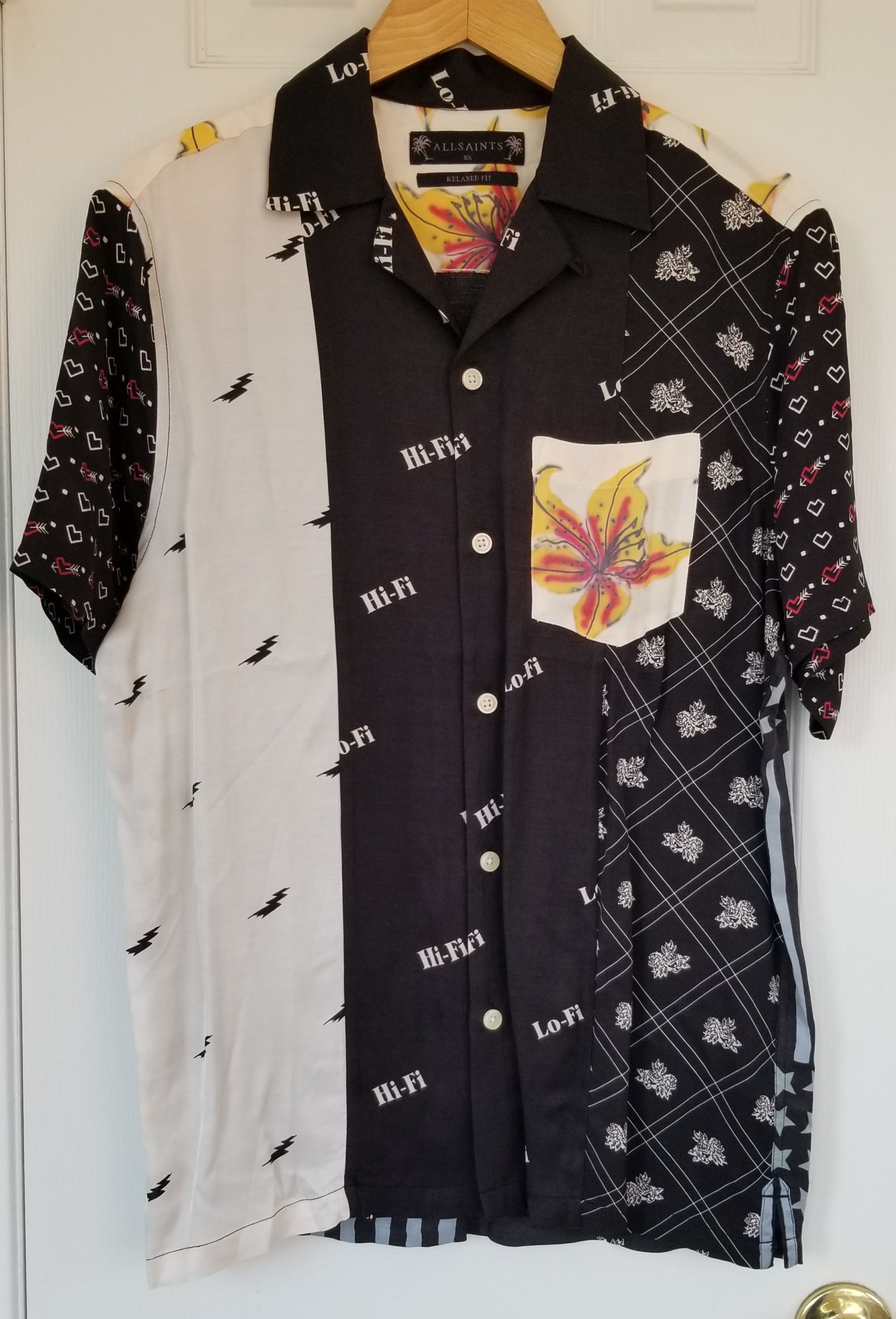 Allsaints Allsaints Limited-Edition Reclaim Viscose Camp Hawaiian XS Size US XS / EU 42 / 0 - 1 Thumbnail