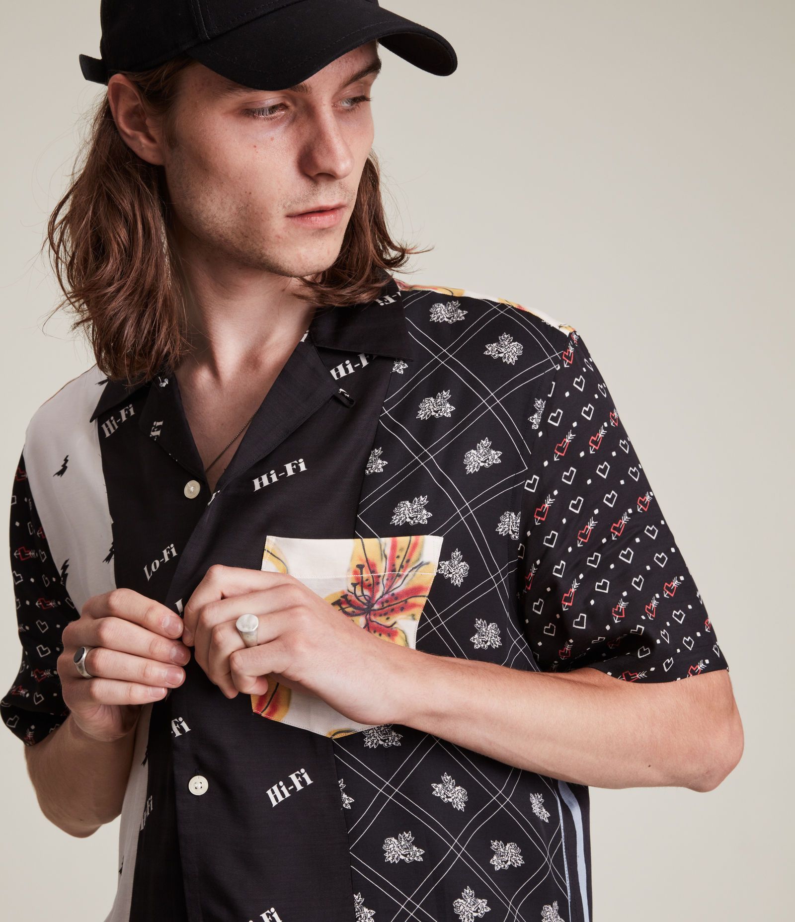 Allsaints Allsaints Limited-Edition Reclaim Viscose Camp Hawaiian XS Size US XS / EU 42 / 0 - 9 Thumbnail