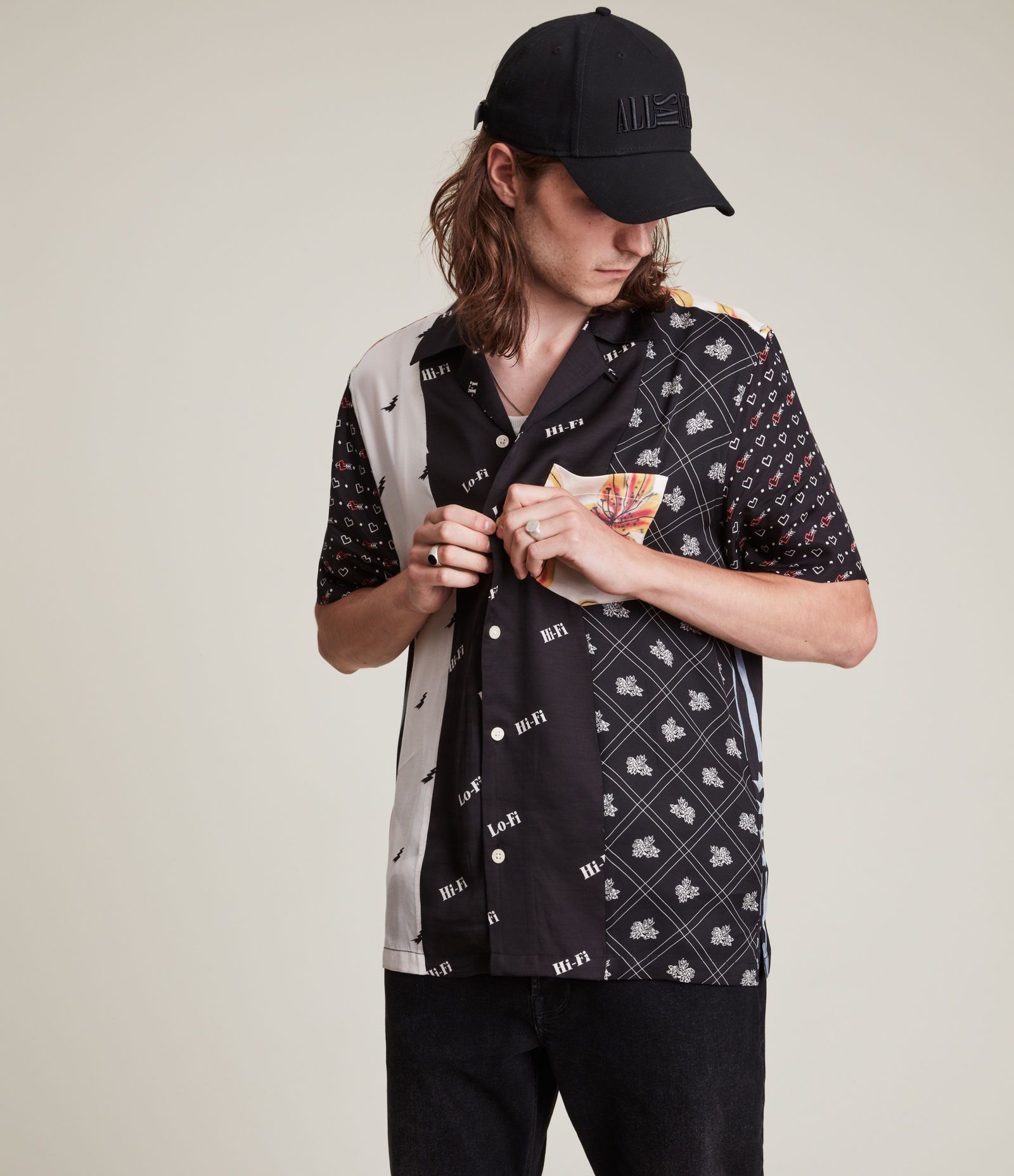 Allsaints Allsaints Limited-Edition Reclaim Viscose Camp Hawaiian XS Size US XS / EU 42 / 0 - 7 Thumbnail