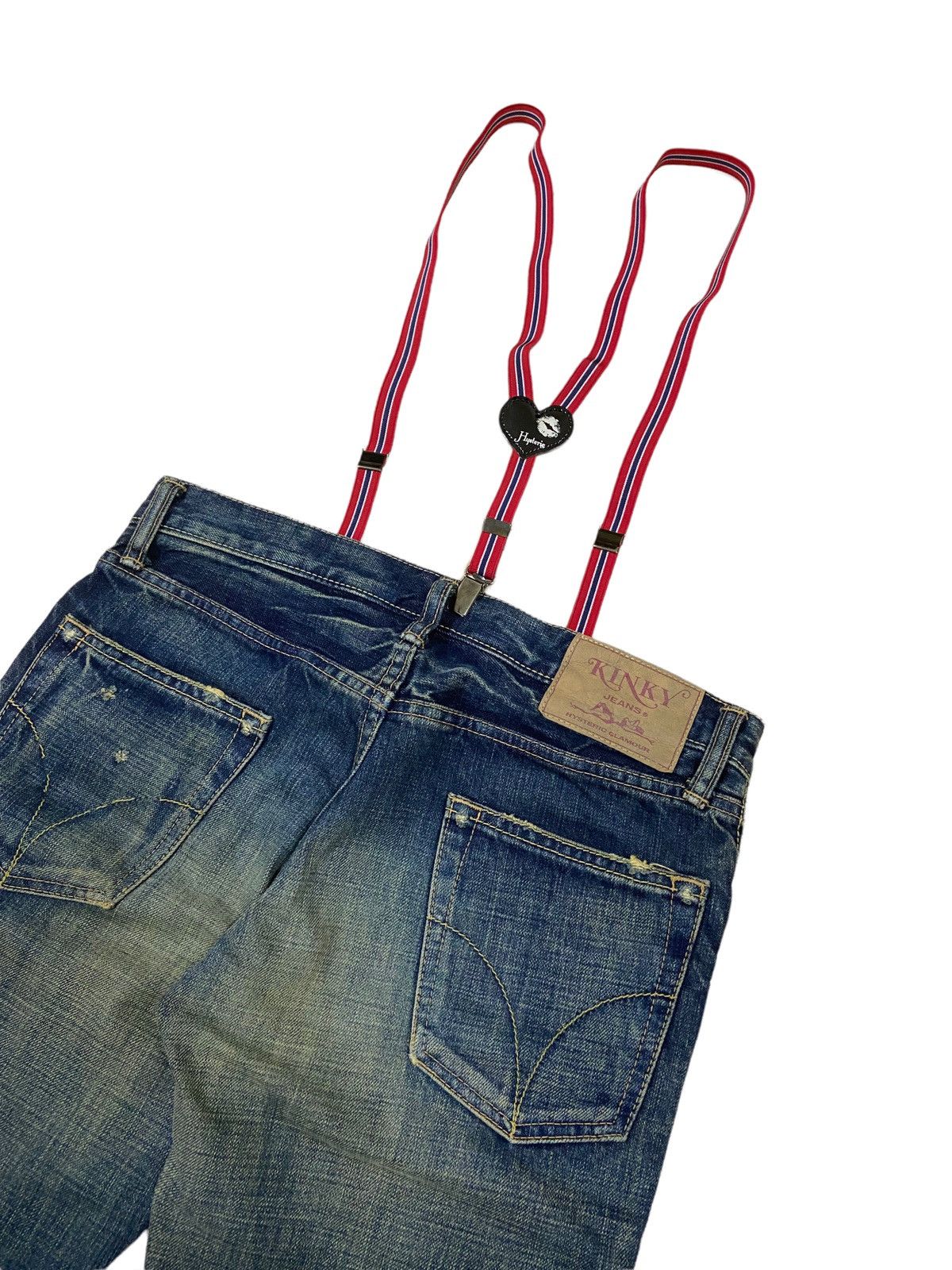 Hysteric Glamour GRAIL🔥OG 90s Hysteric Glamour Anarchy Chaos Suspender Size ONE SIZE - 5 Thumbnail