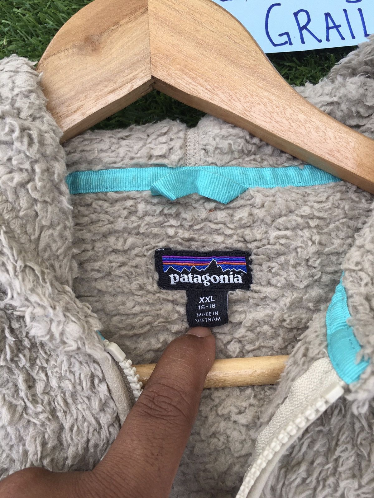 Patagonia Vintage Patagonia Fleece Hooded Sweater Size US S / EU 44-46 / 1 - 8 Thumbnail