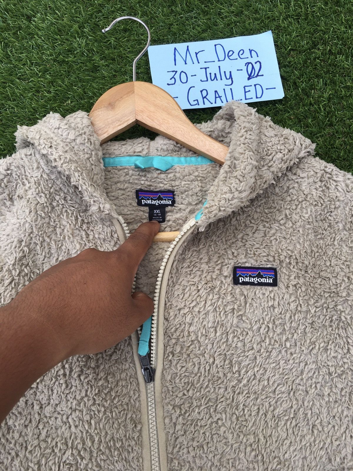 Patagonia Vintage Patagonia Fleece Hooded Sweater Size US S / EU 44-46 / 1 - 7 Thumbnail