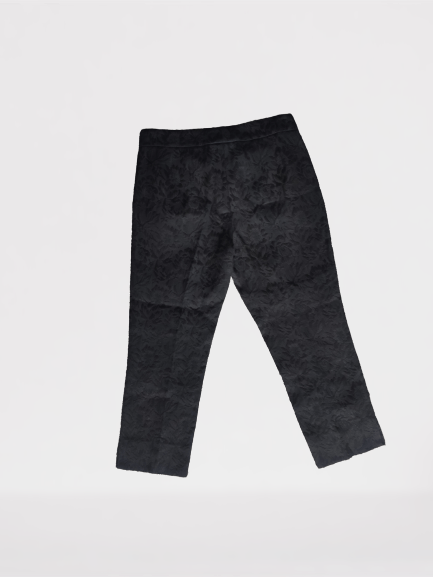 Dolce & Gabbana Dolce Gabbana Pants Design 40 IT Black Flowers Size 27" / US 4 / IT 40 - 2 Thumbnail