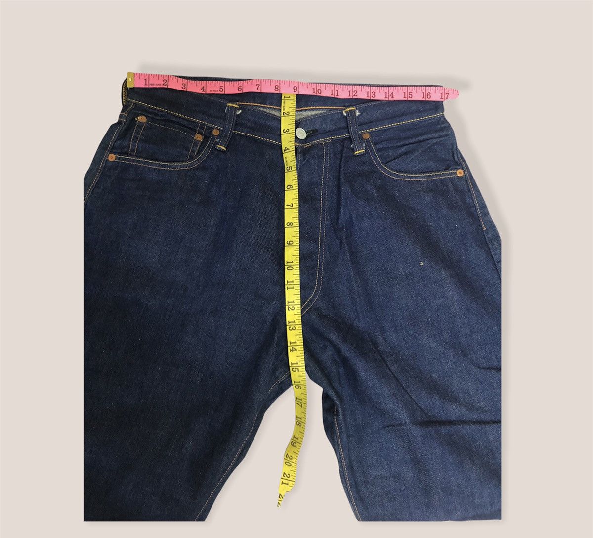 Evisu Vintage Evisu Lot No2 Redline Denim Big Logo Size US 34 / EU 50 - 12 Thumbnail