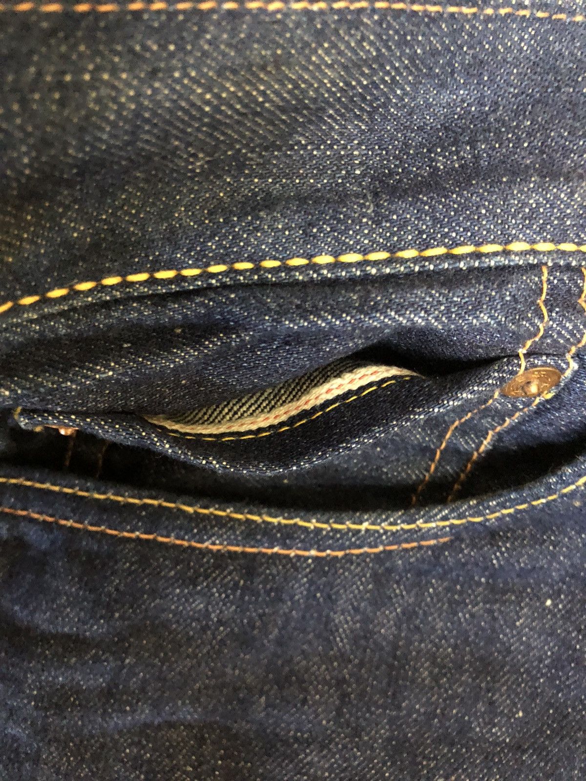 Evisu Vintage Evisu Lot No2 Redline Denim Big Logo Size US 34 / EU 50 - 16 Thumbnail