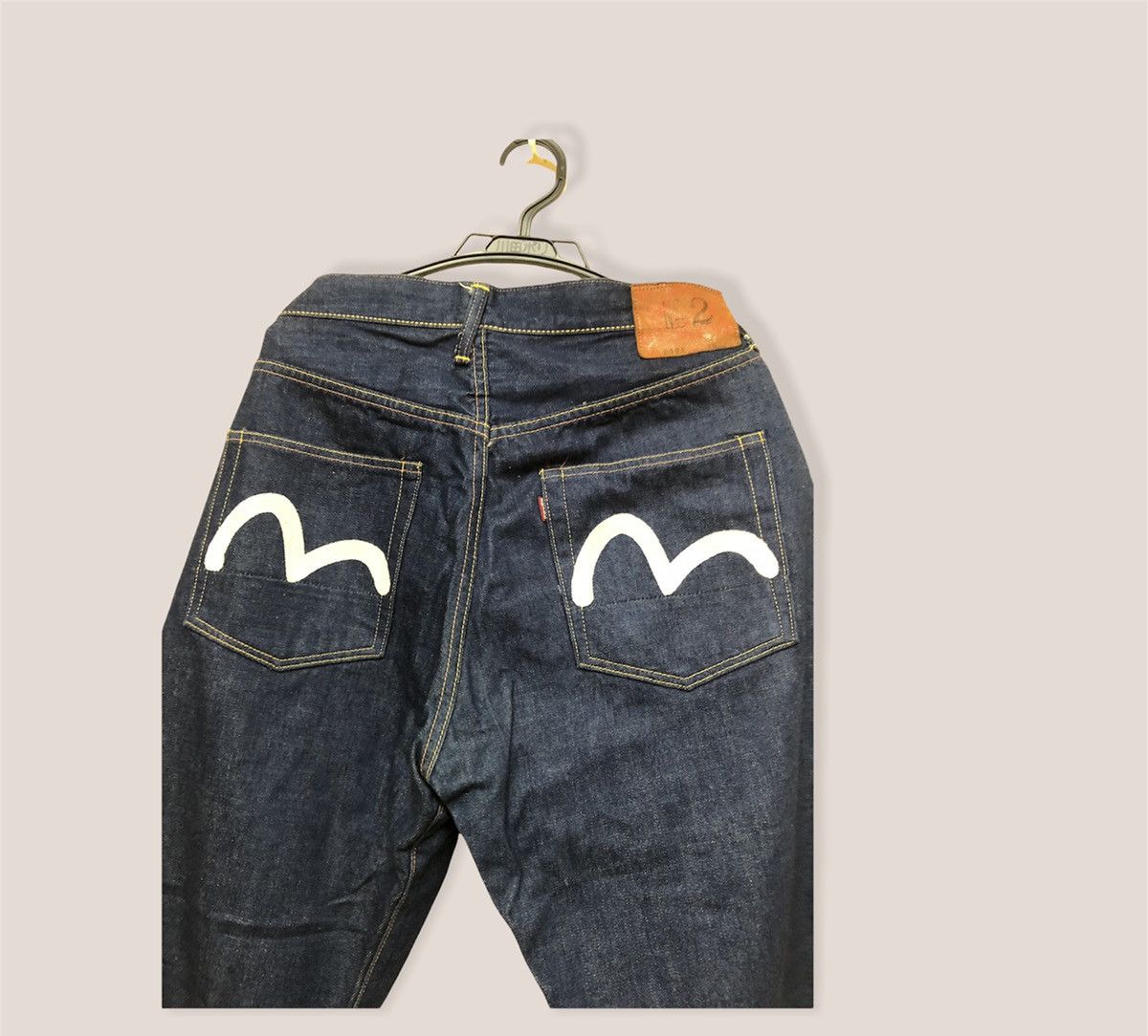 Evisu Vintage Evisu Lot No2 Redline Denim Big Logo Size US 34 / EU 50 - 3 Thumbnail