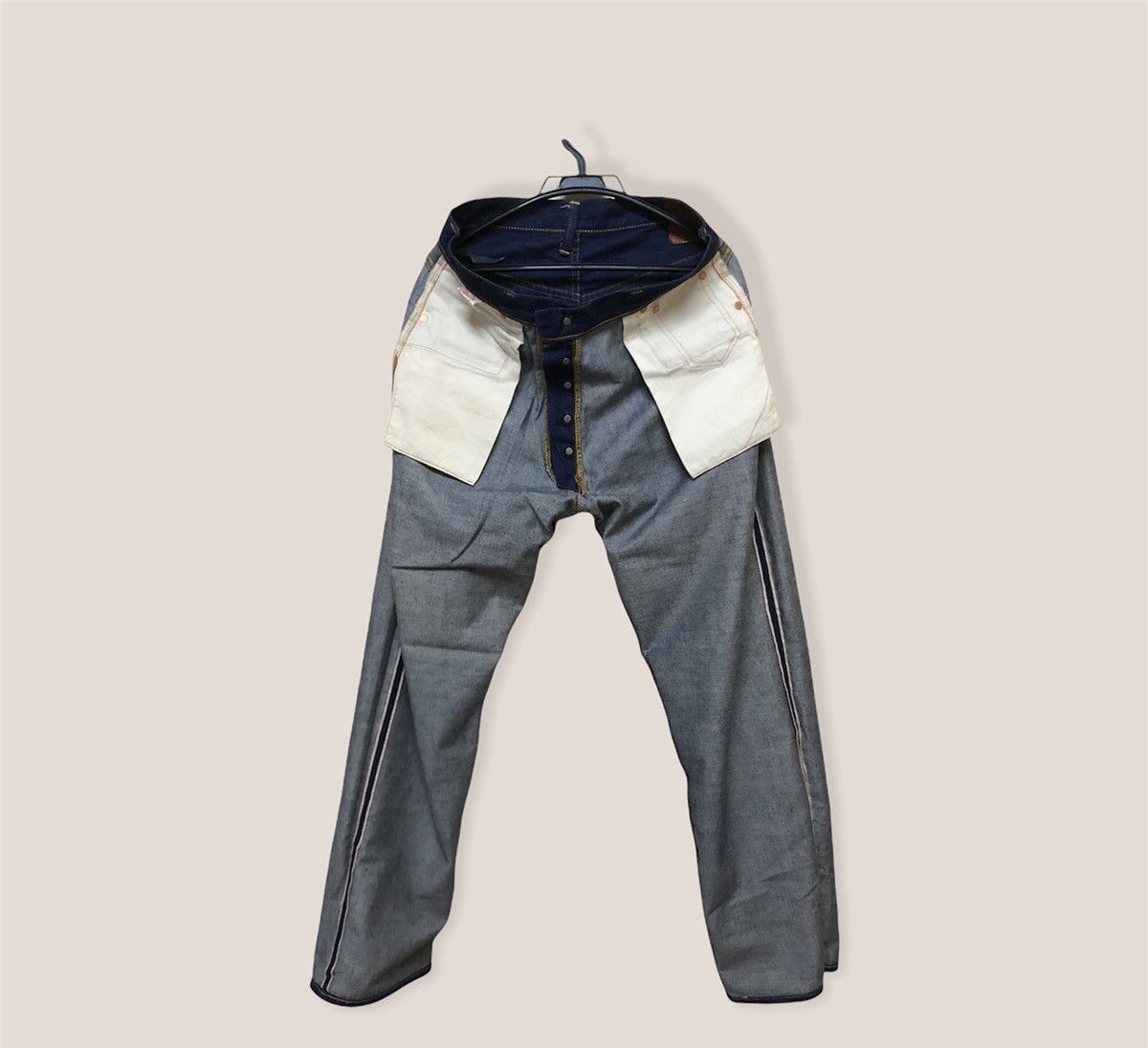 Evisu Vintage Evisu Lot No2 Redline Denim Big Logo Size US 34 / EU 50 - 5 Thumbnail