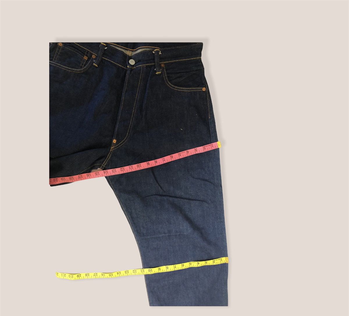 Evisu Vintage Evisu Lot No2 Redline Denim Big Logo Size US 34 / EU 50 - 13 Thumbnail