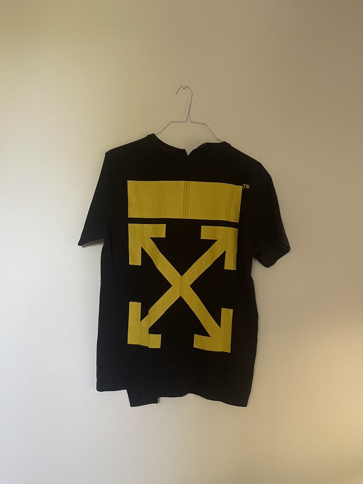 Off White 18SS spliced moto tee