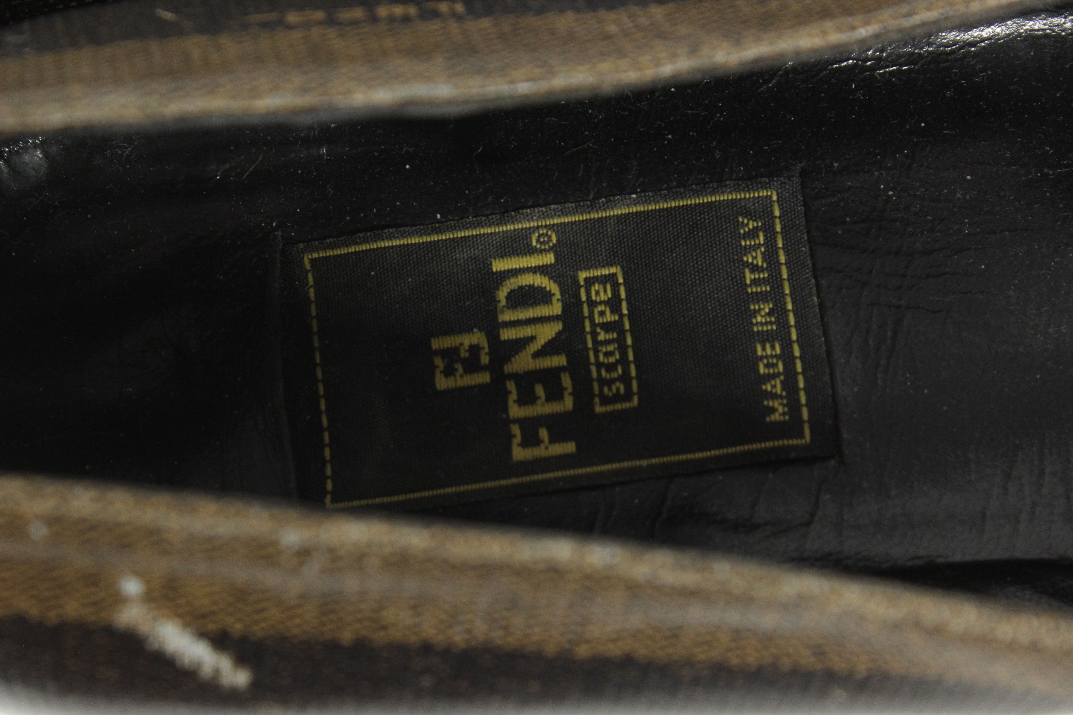 Fendi 90S Logo Shoes Vintage Size US 6 / IT 36 - 10 Thumbnail
