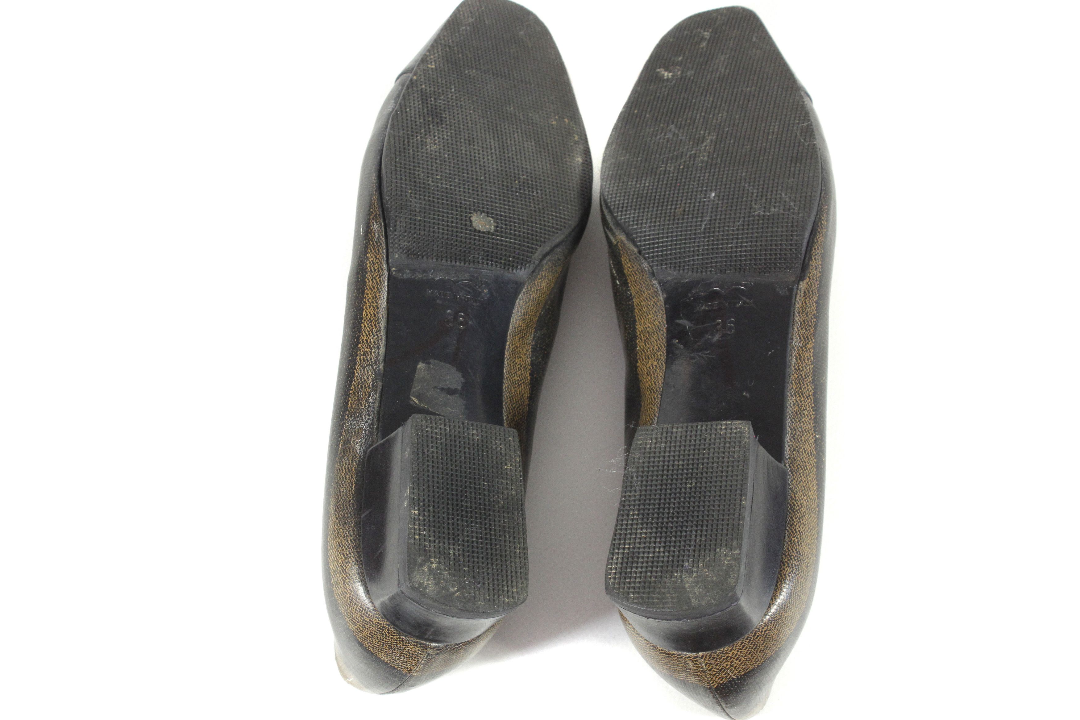 Fendi 90S Logo Shoes Vintage Size US 6 / IT 36 - 6 Thumbnail