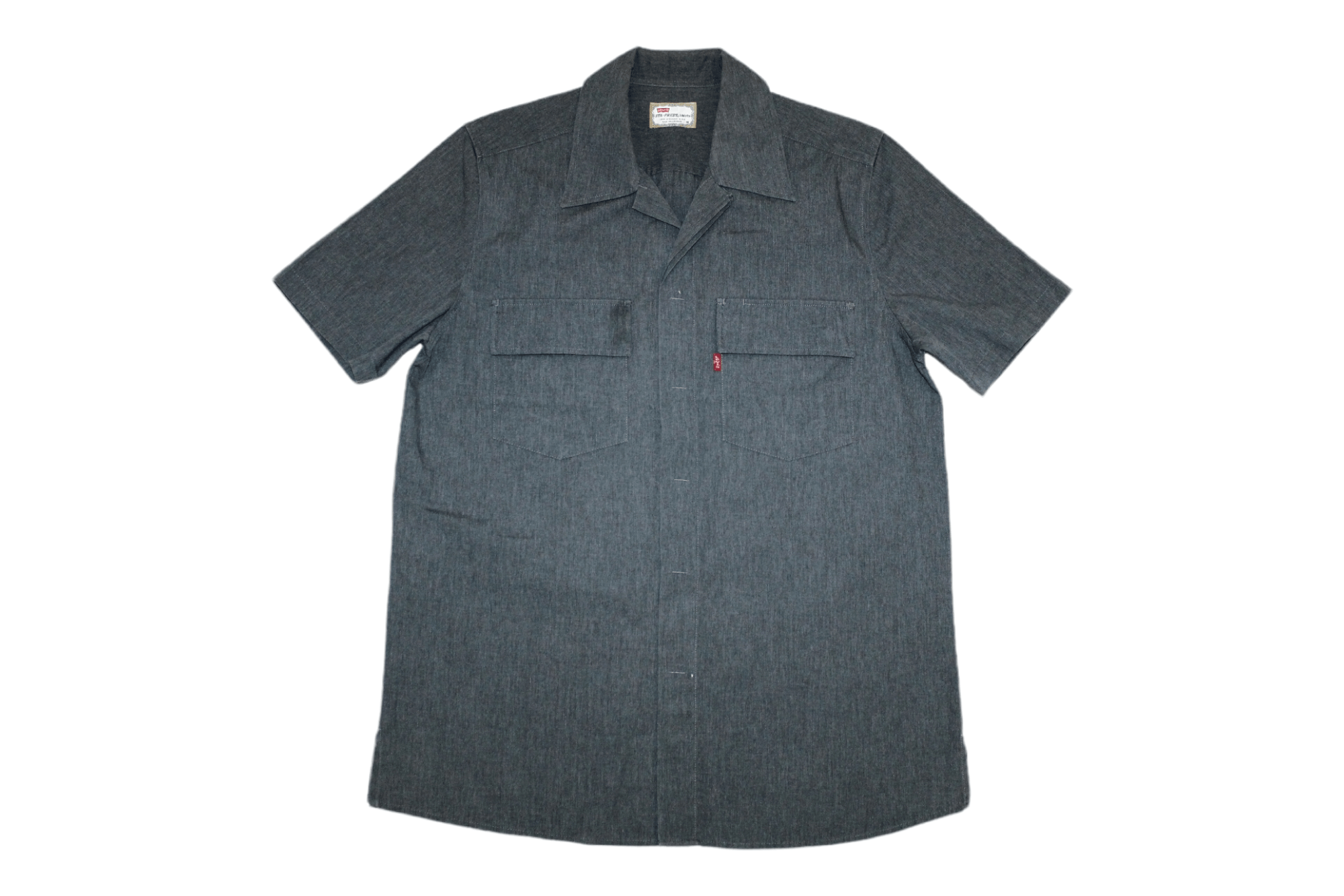 Levi's 🔥VTG🔥 Levi's Sta Prest Two Pockets Non Iron Work Shirt Size US M / EU 48-50 / 2 - 1 Thumbnail