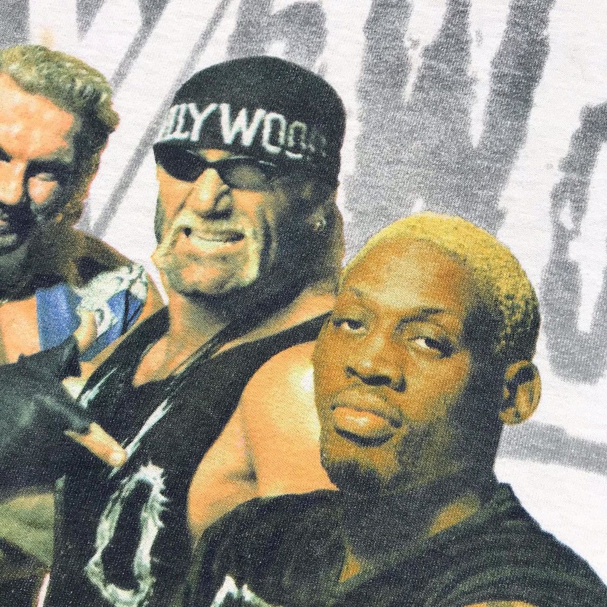 Vintage 1998 WCW NWO DDP & Malone VS Hollywood Rodzilla Tee