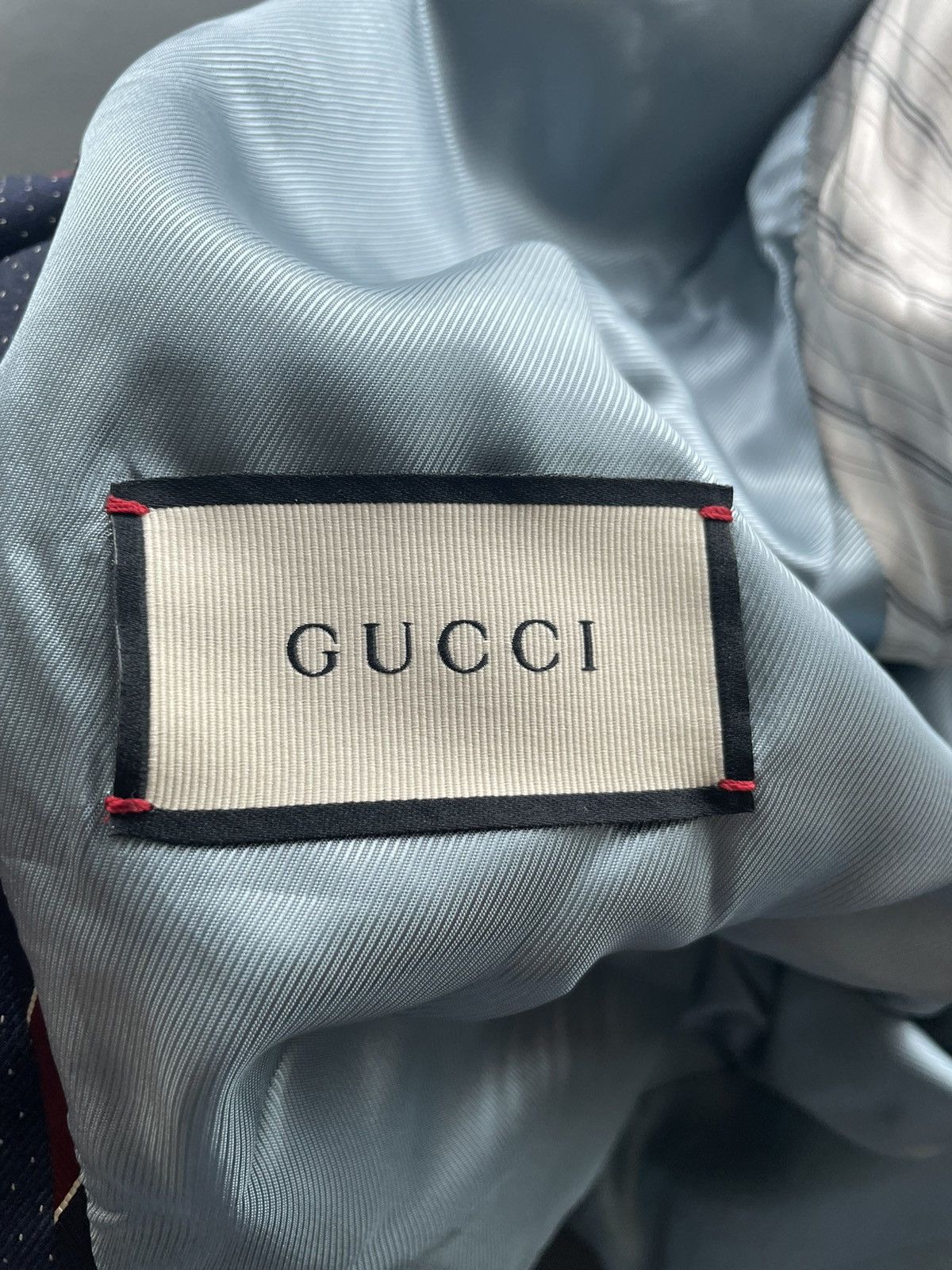 Gucci $3K Value Super Rare Runway Gucci Wool Track Suit Blazer Size 54L - 16 Thumbnail