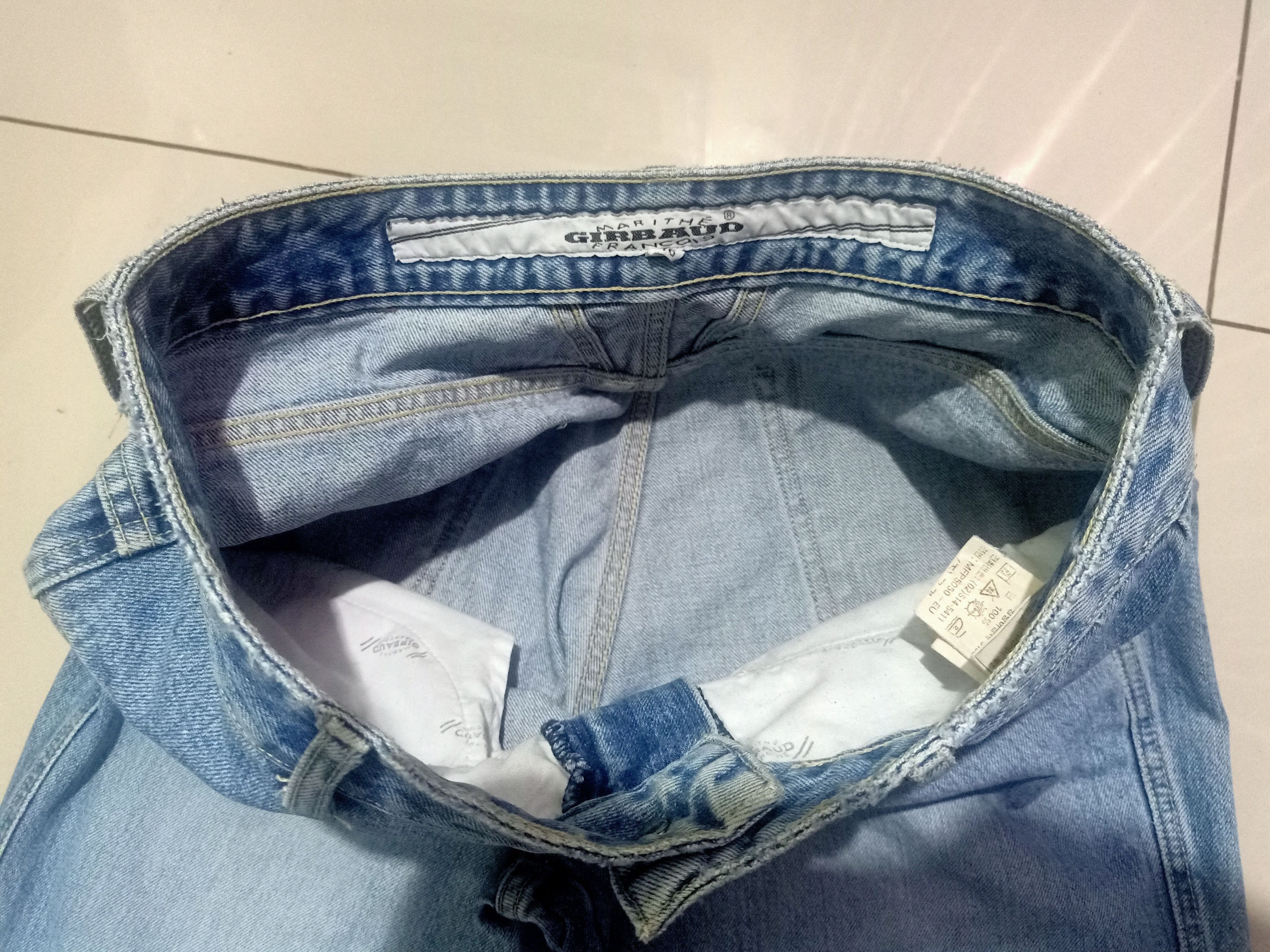 Marithe + Francois Girbaud Baggy Style distressed Jeans Marithe Franchois Girbaud Size US 30 / EU 46 - 5 Thumbnail