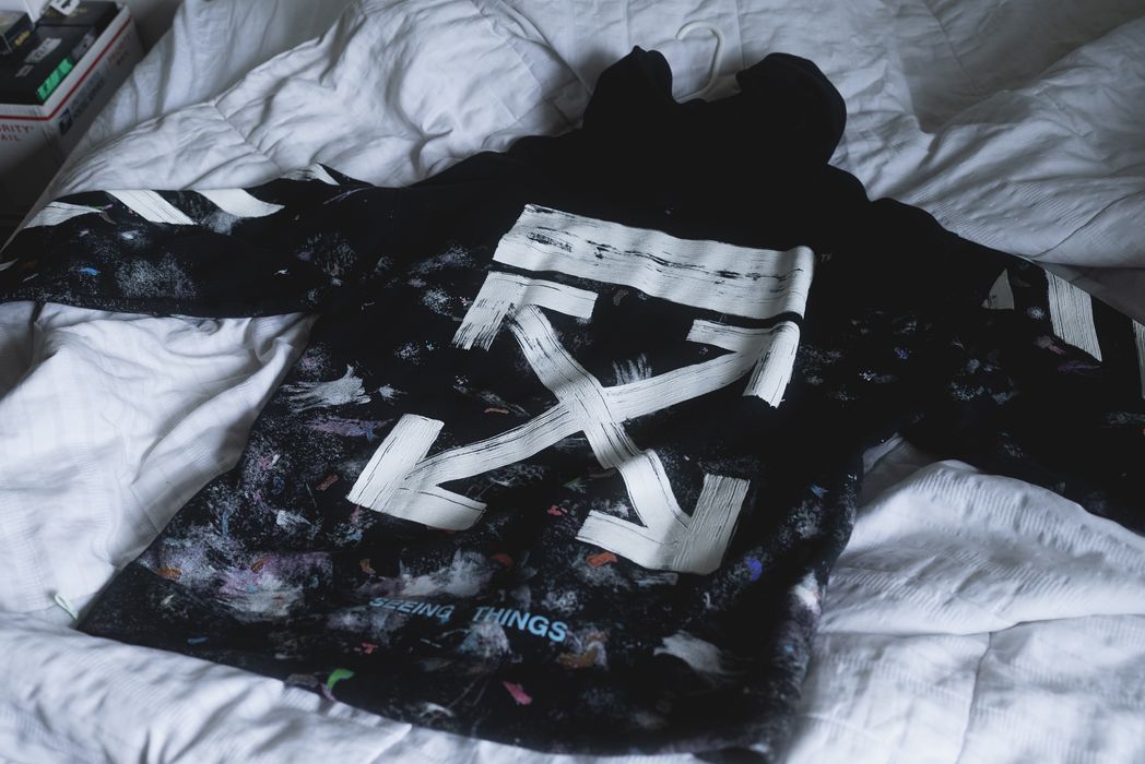 Galaxy off white outlet hoodie